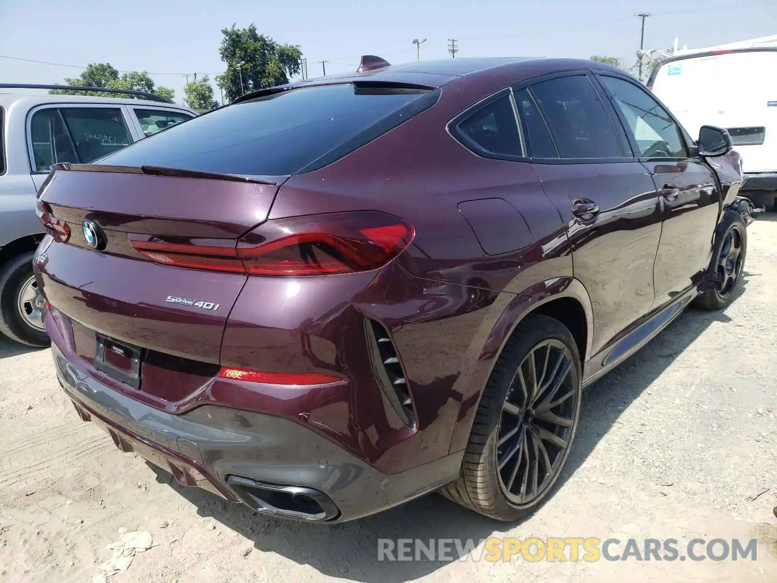 4 Photograph of a damaged car 5UXCY4C09L9D71894 BMW X6 2020