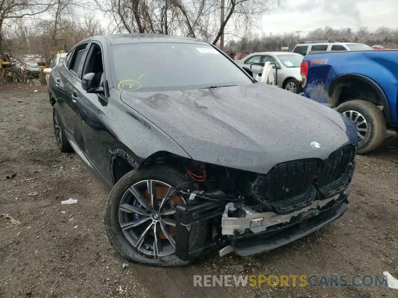 1 Photograph of a damaged car 5UXCY6C00L9D28590 BMW X6 2020