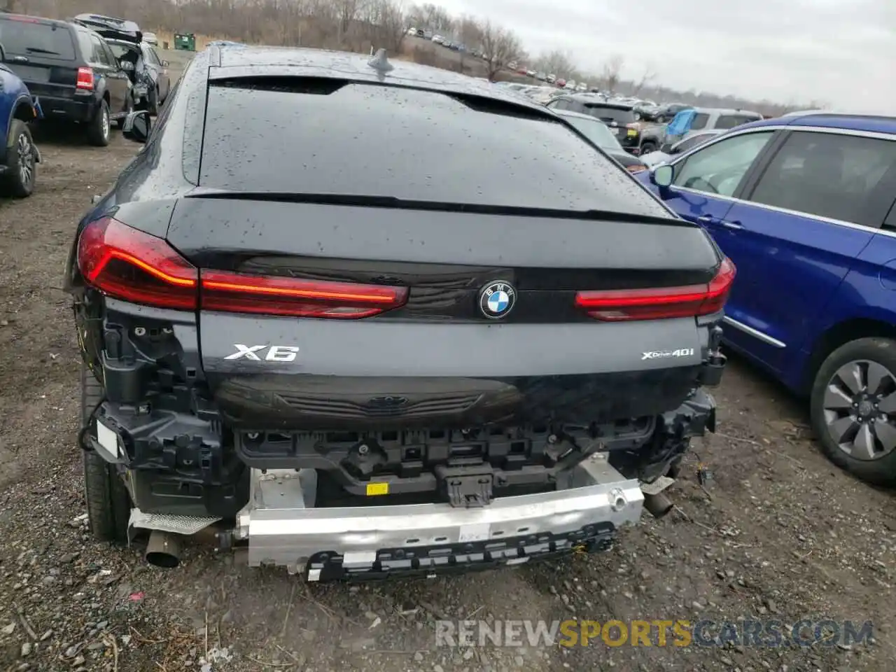 9 Photograph of a damaged car 5UXCY6C00L9D28590 BMW X6 2020