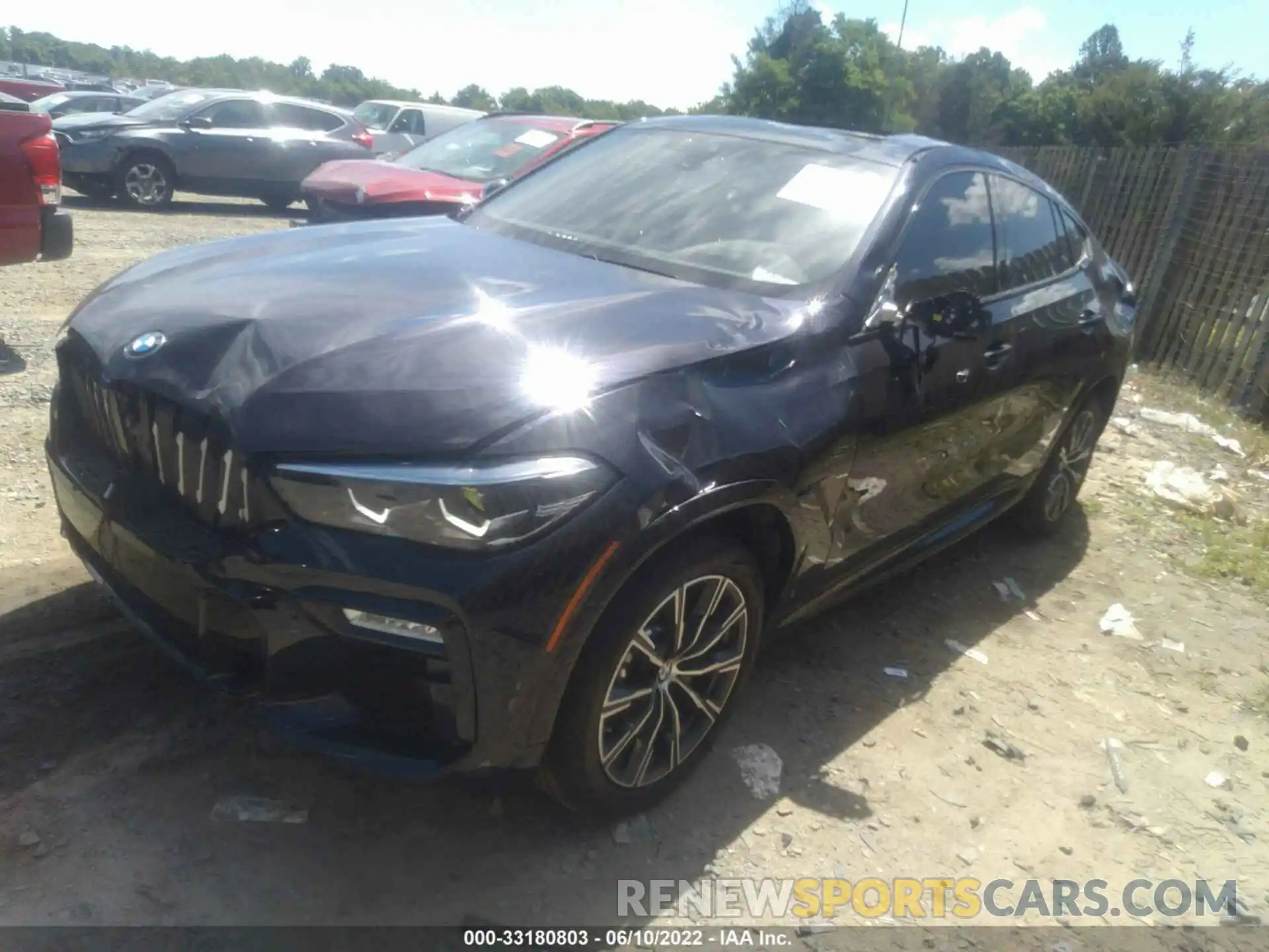 2 Photograph of a damaged car 5UXCY6C02L9B45093 BMW X6 2020