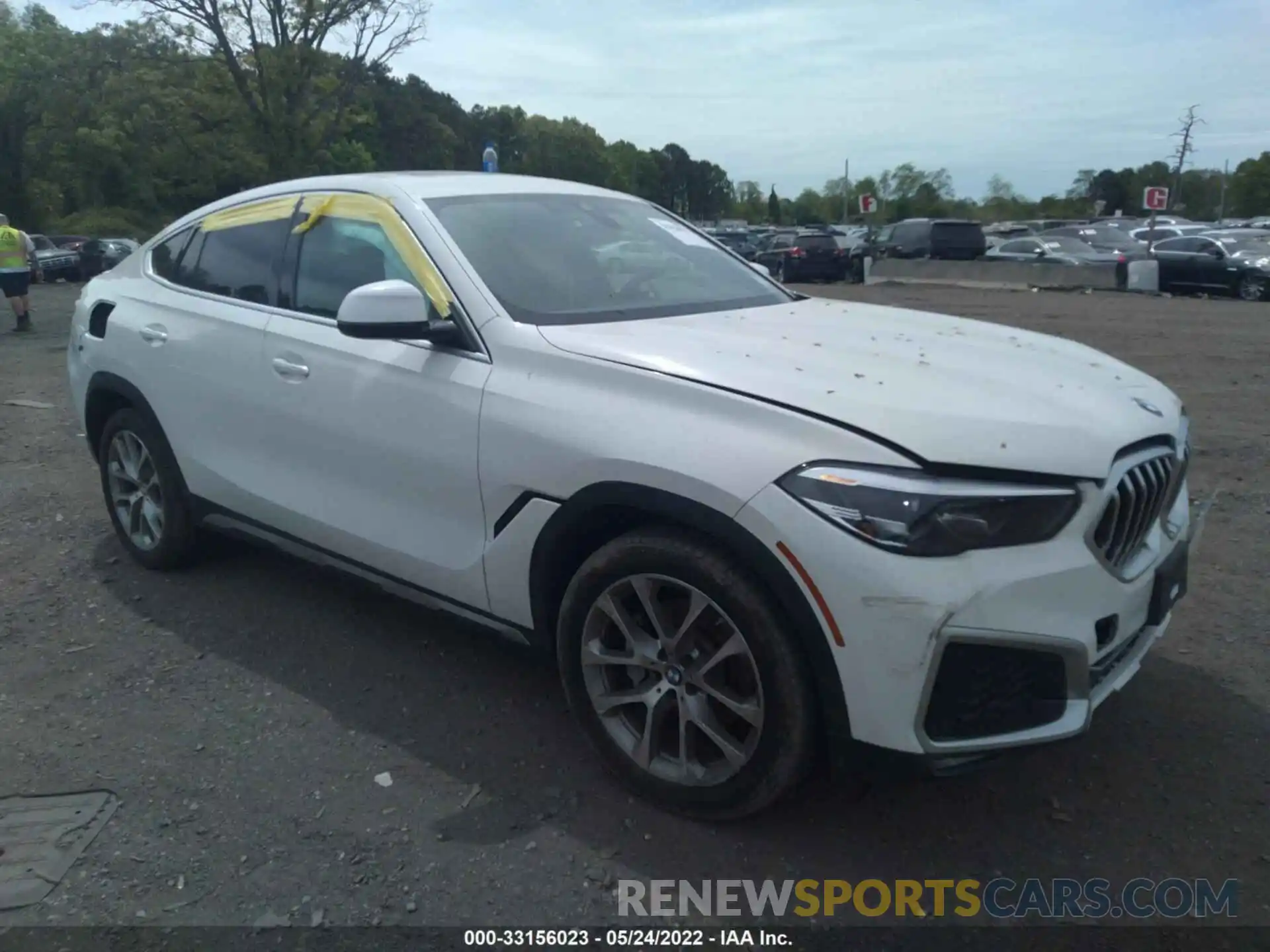 1 Photograph of a damaged car 5UXCY6C02L9C58185 BMW X6 2020