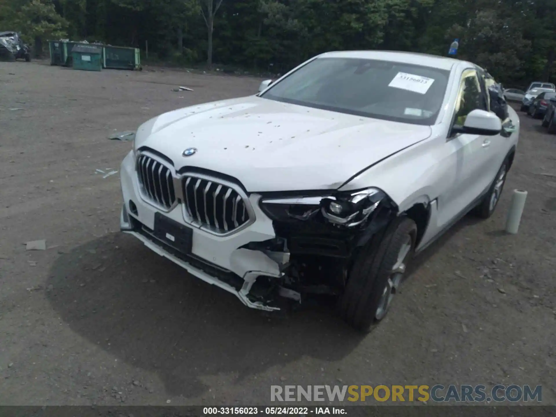 6 Photograph of a damaged car 5UXCY6C02L9C58185 BMW X6 2020