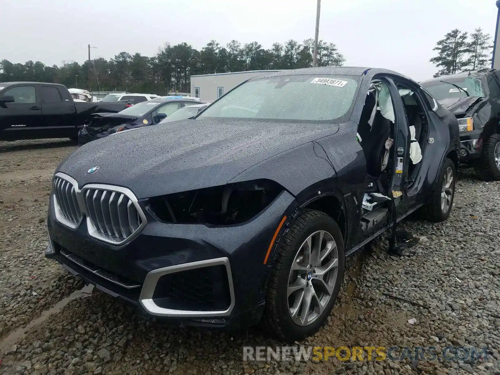 2 Photograph of a damaged car 5UXCY6C02L9C83314 BMW X6 2020