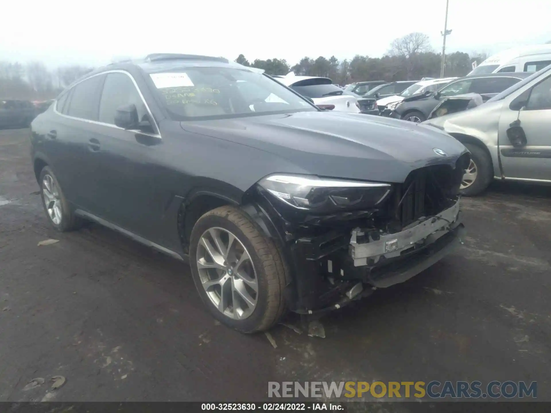 1 Photograph of a damaged car 5UXCY6C02L9D04632 BMW X6 2020