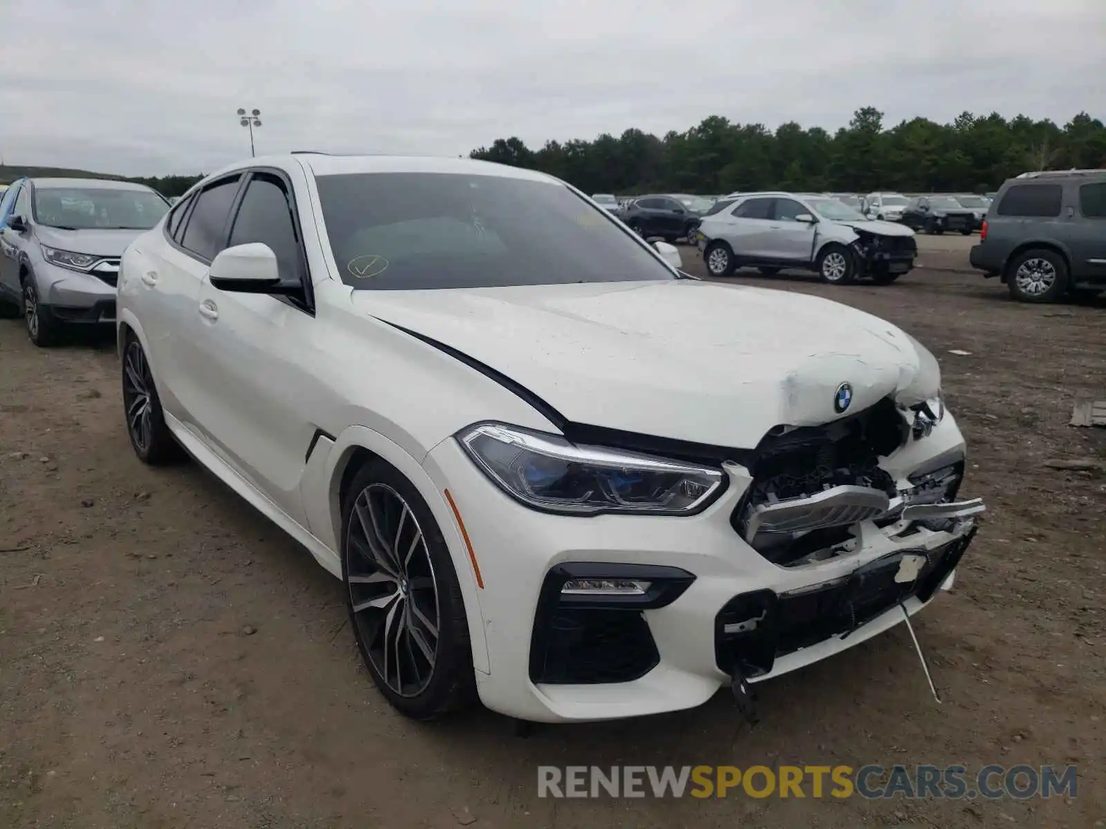 1 Photograph of a damaged car 5UXCY6C03L9C40293 BMW X6 2020