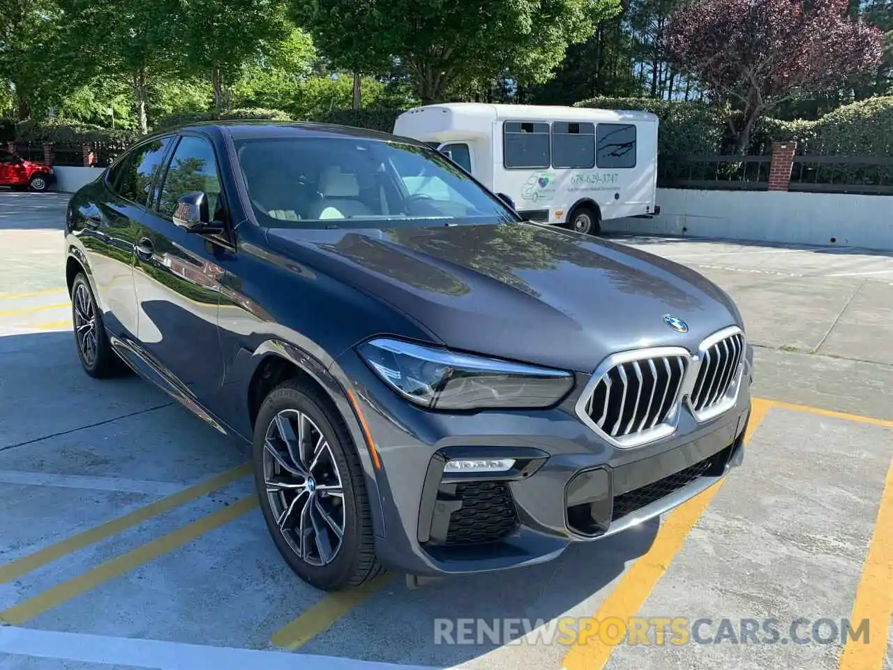 1 Photograph of a damaged car 5UXCY6C04L9B62901 BMW X6 2020