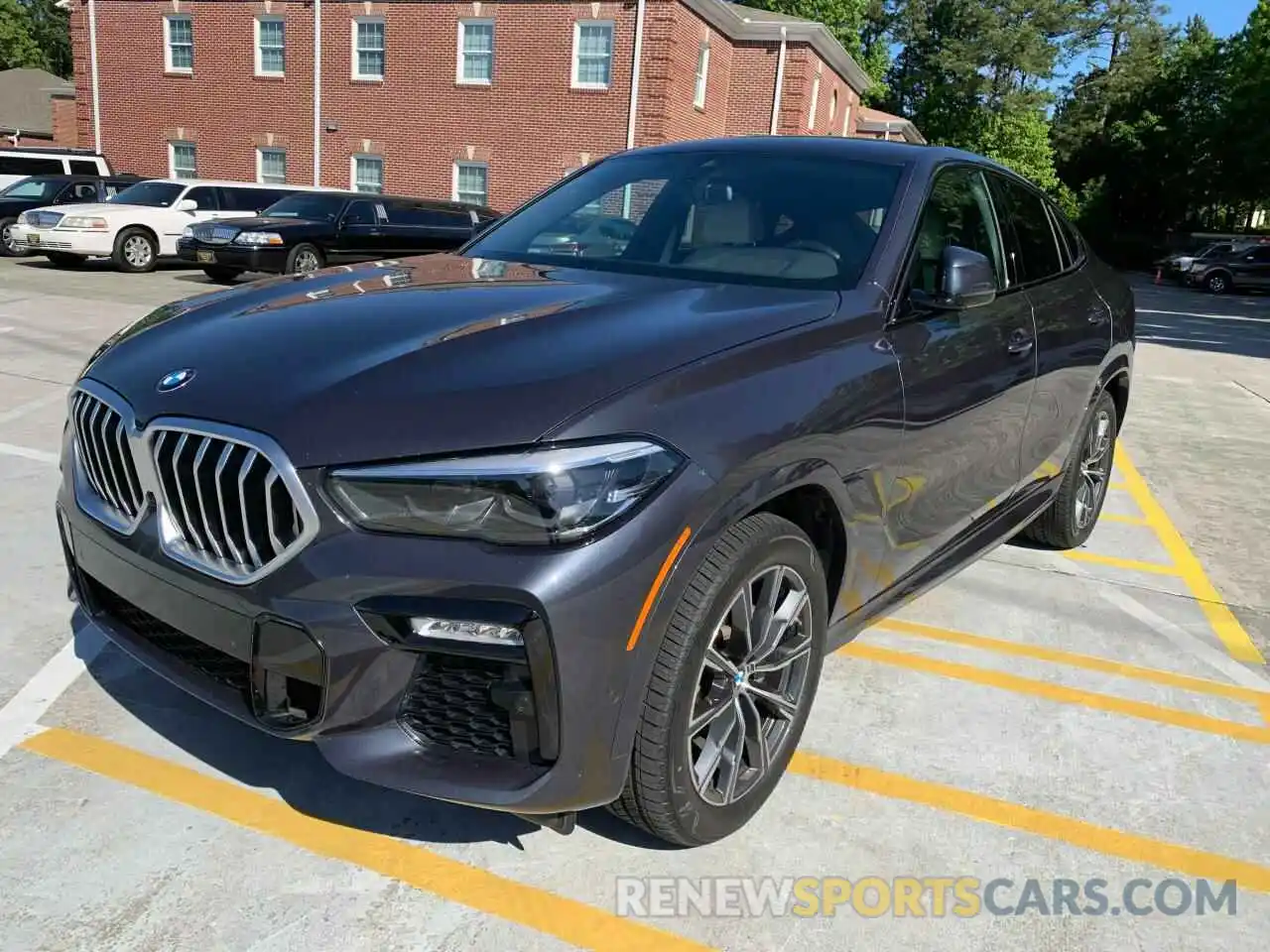 2 Photograph of a damaged car 5UXCY6C04L9B62901 BMW X6 2020