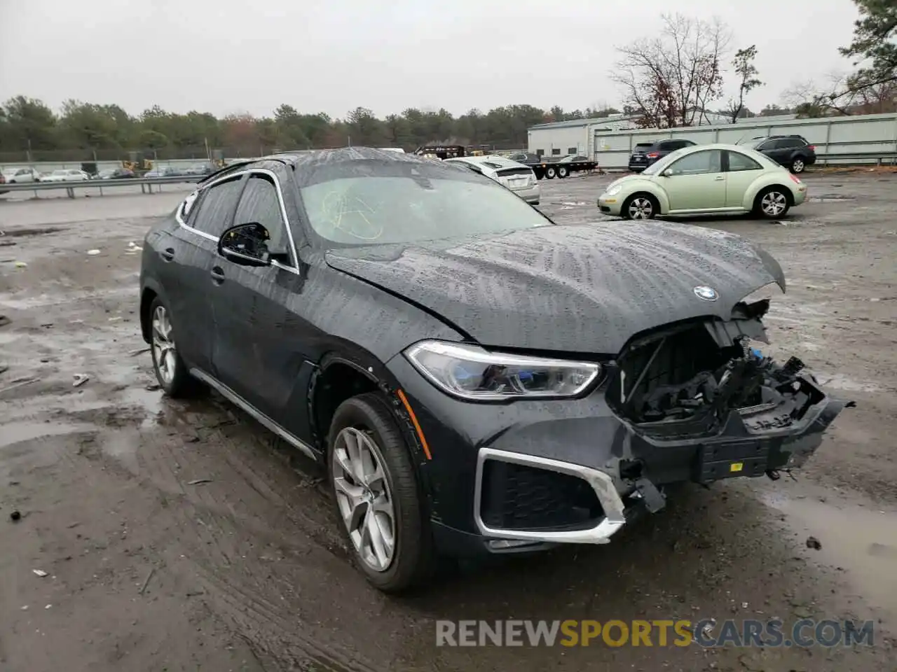 1 Photograph of a damaged car 5UXCY6C04L9C91124 BMW X6 2020