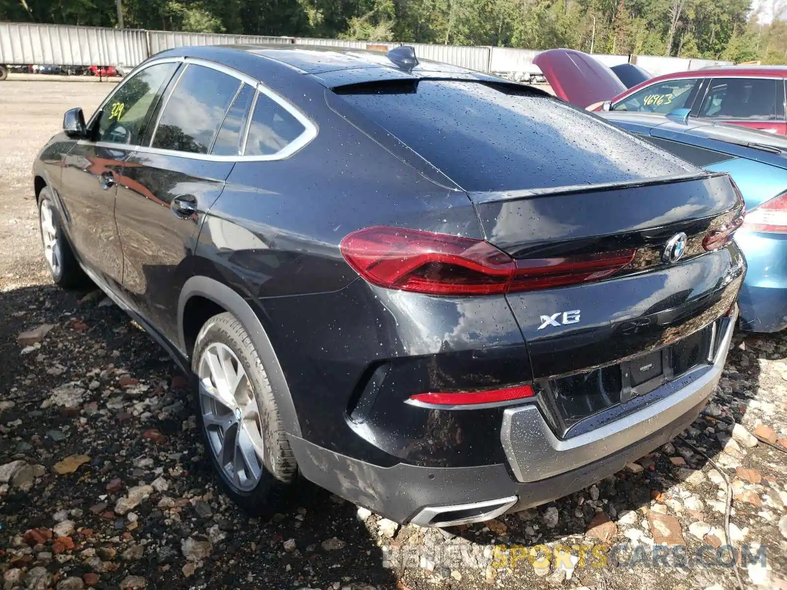 3 Photograph of a damaged car 5UXCY6C06L9C37534 BMW X6 2020