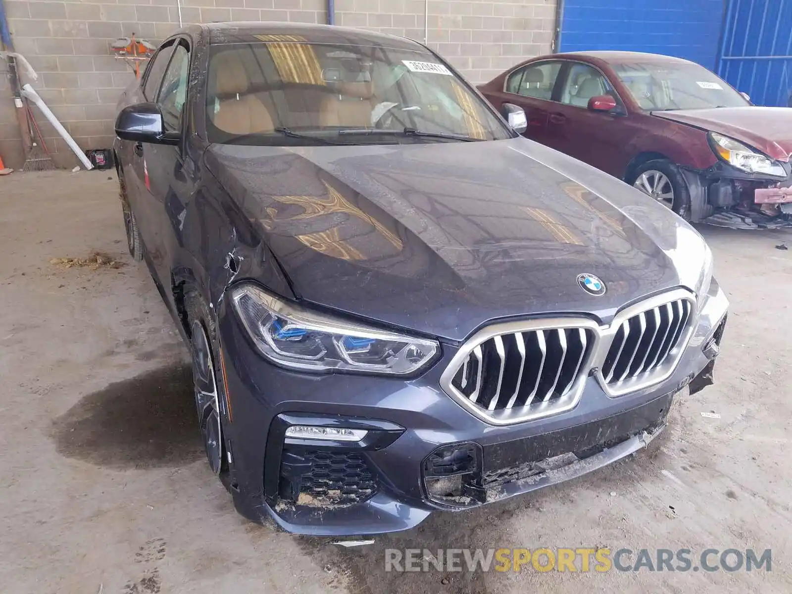 1 Photograph of a damaged car 5UXCY6C07L9D68858 BMW X6 2020