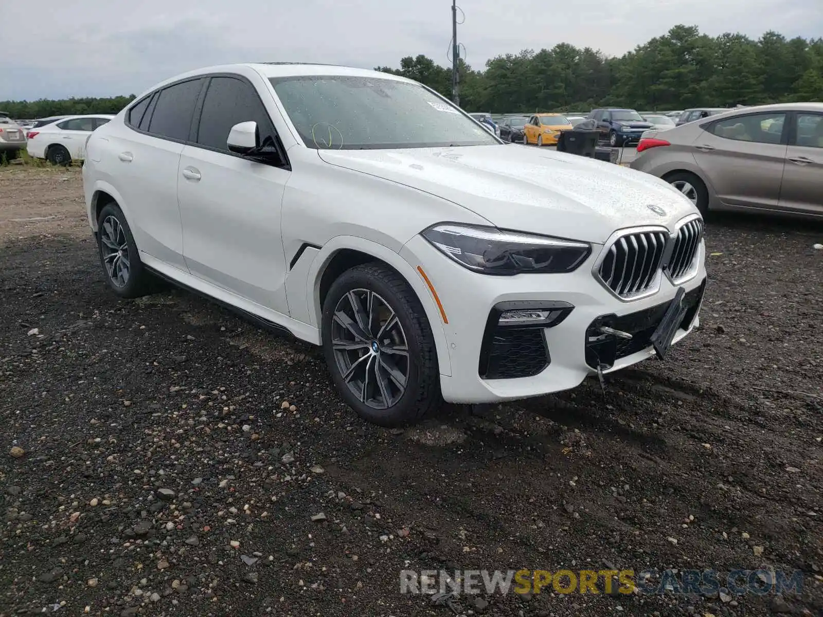 1 Photograph of a damaged car 5UXCY6C08L9B97909 BMW X6 2020