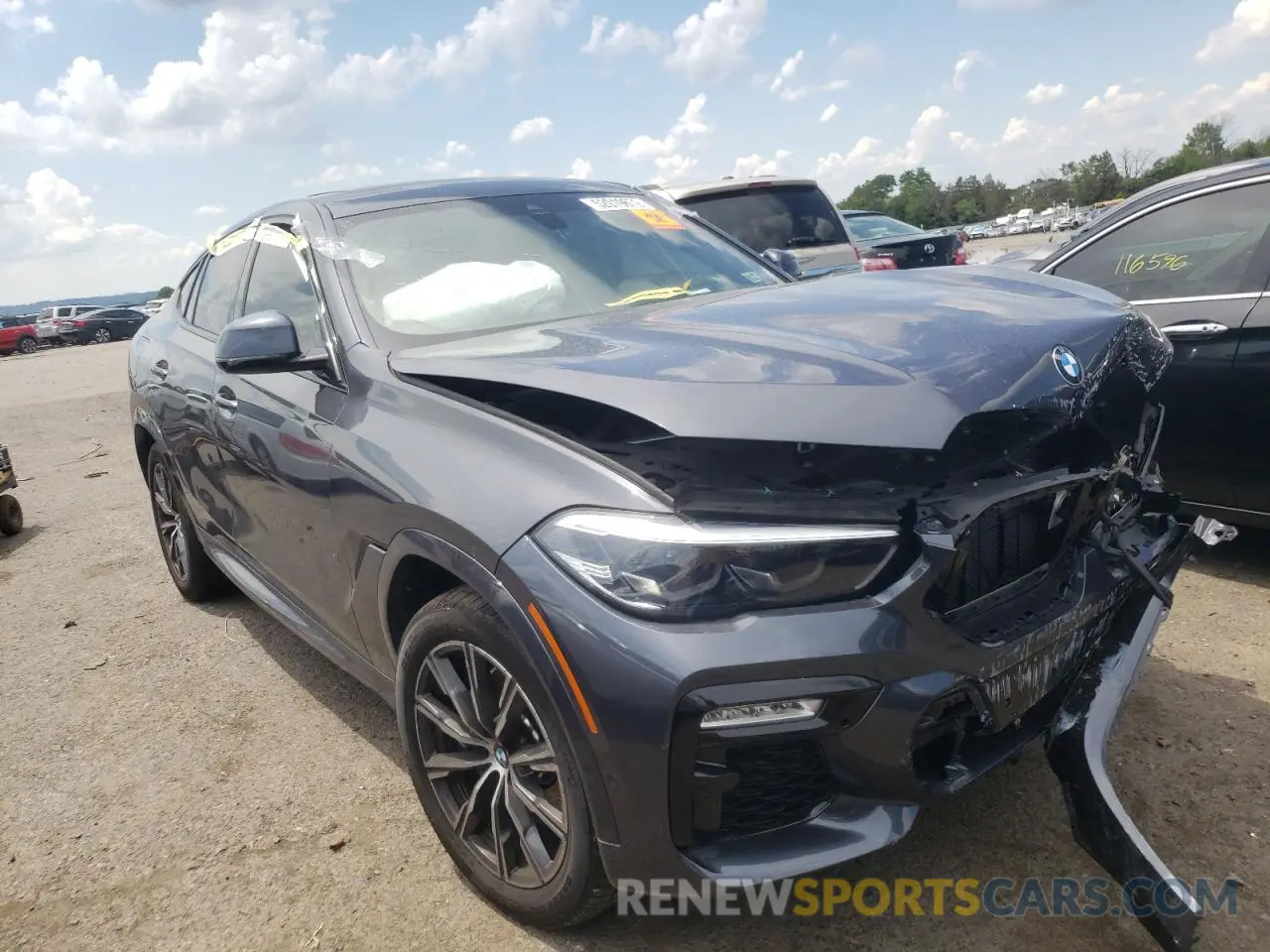 1 Photograph of a damaged car 5UXCY6C0XL9C83027 BMW X6 2020