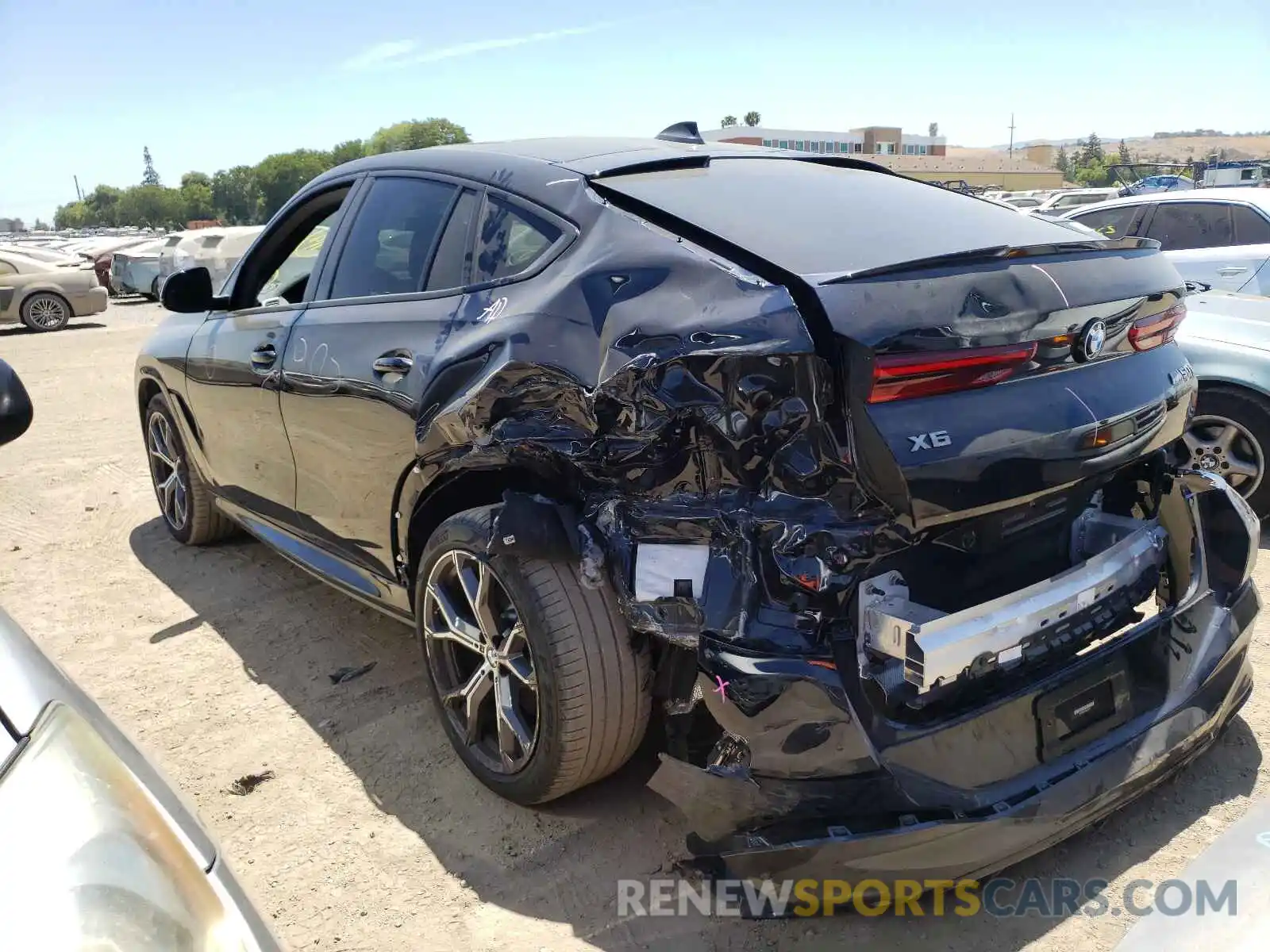 3 Photograph of a damaged car 5UXCY8C00L9B21645 BMW X6 2020