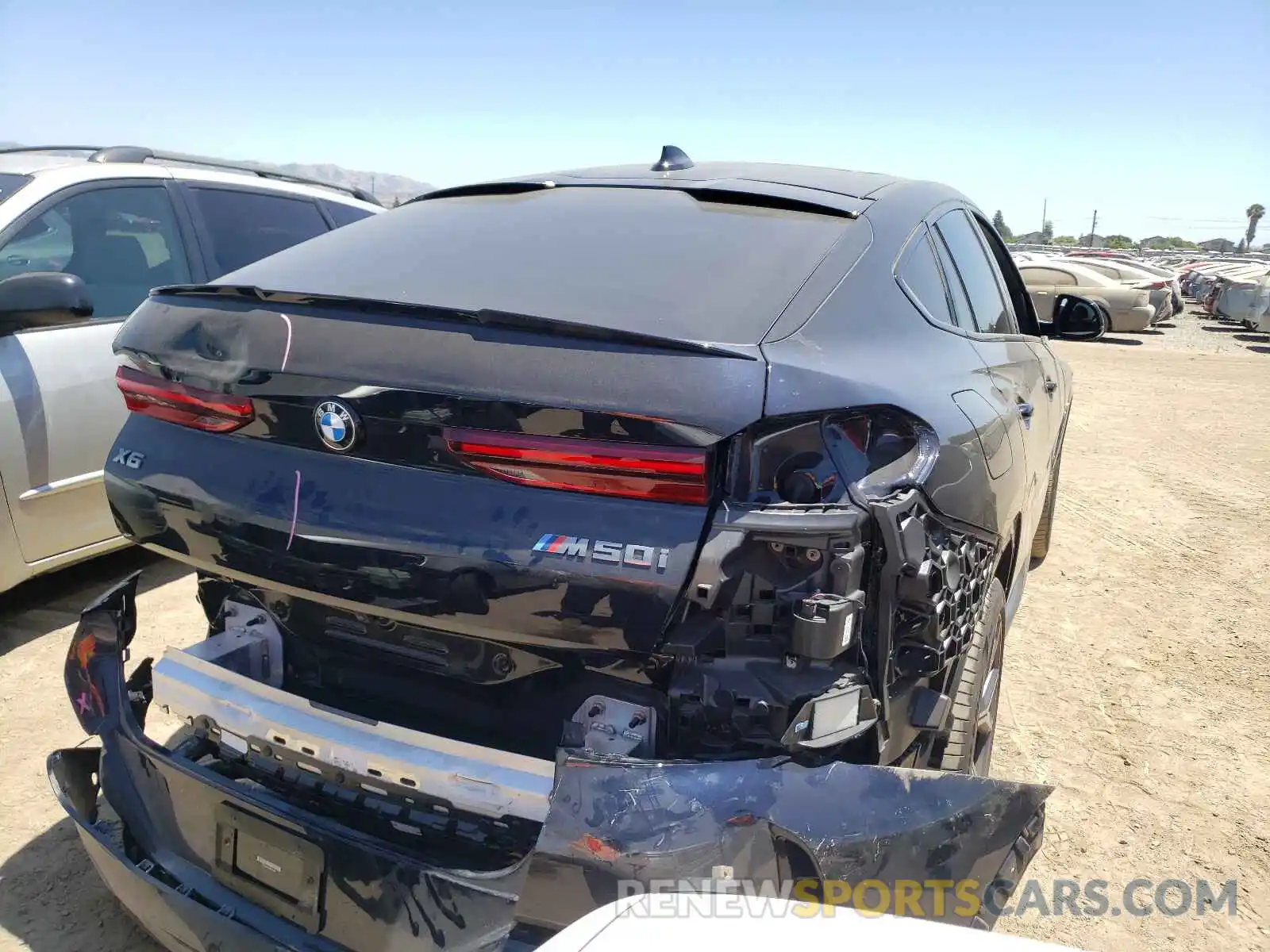 4 Photograph of a damaged car 5UXCY8C00L9B21645 BMW X6 2020