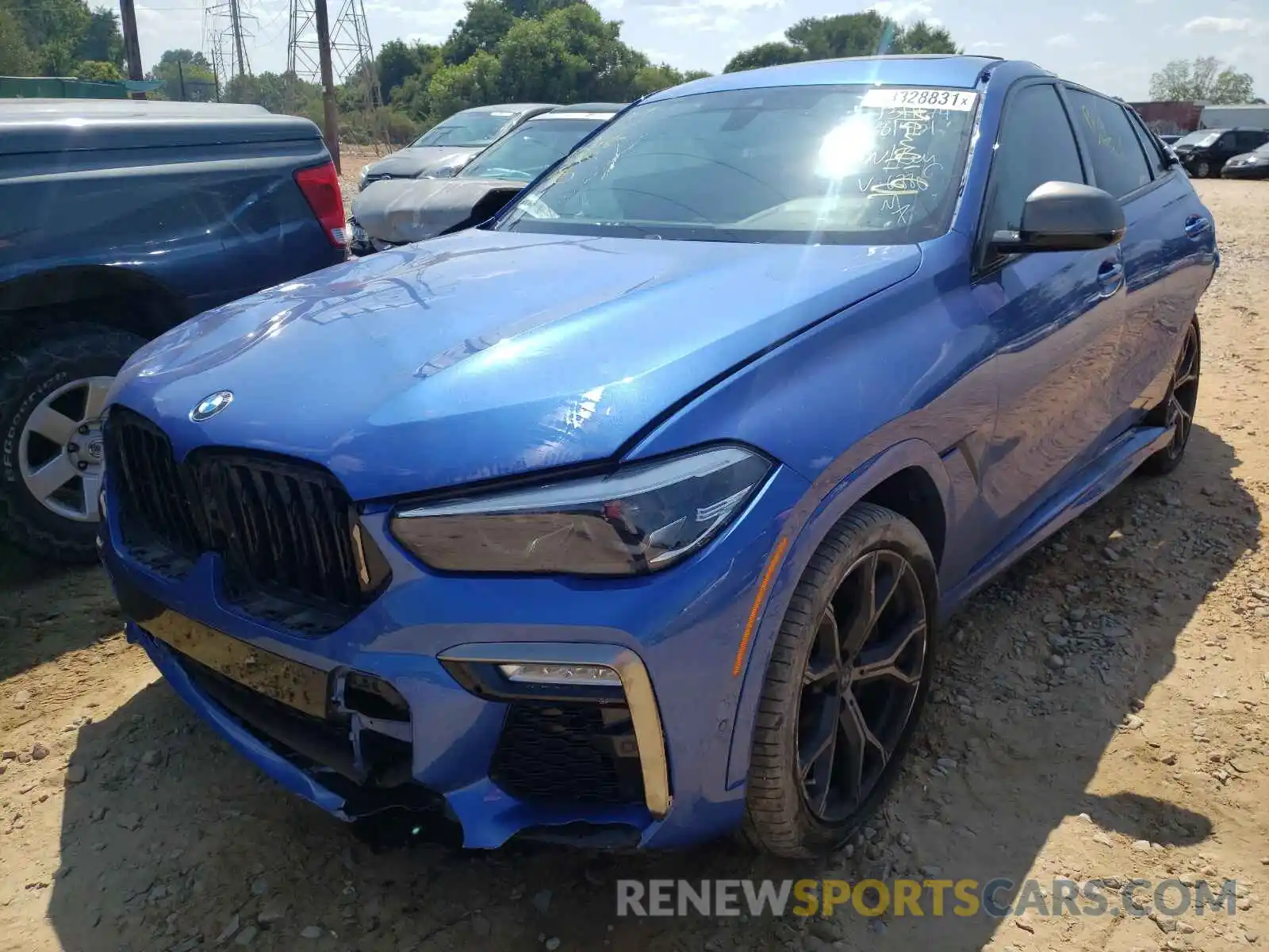 2 Photograph of a damaged car 5UXCY8C01L9B06880 BMW X6 2020