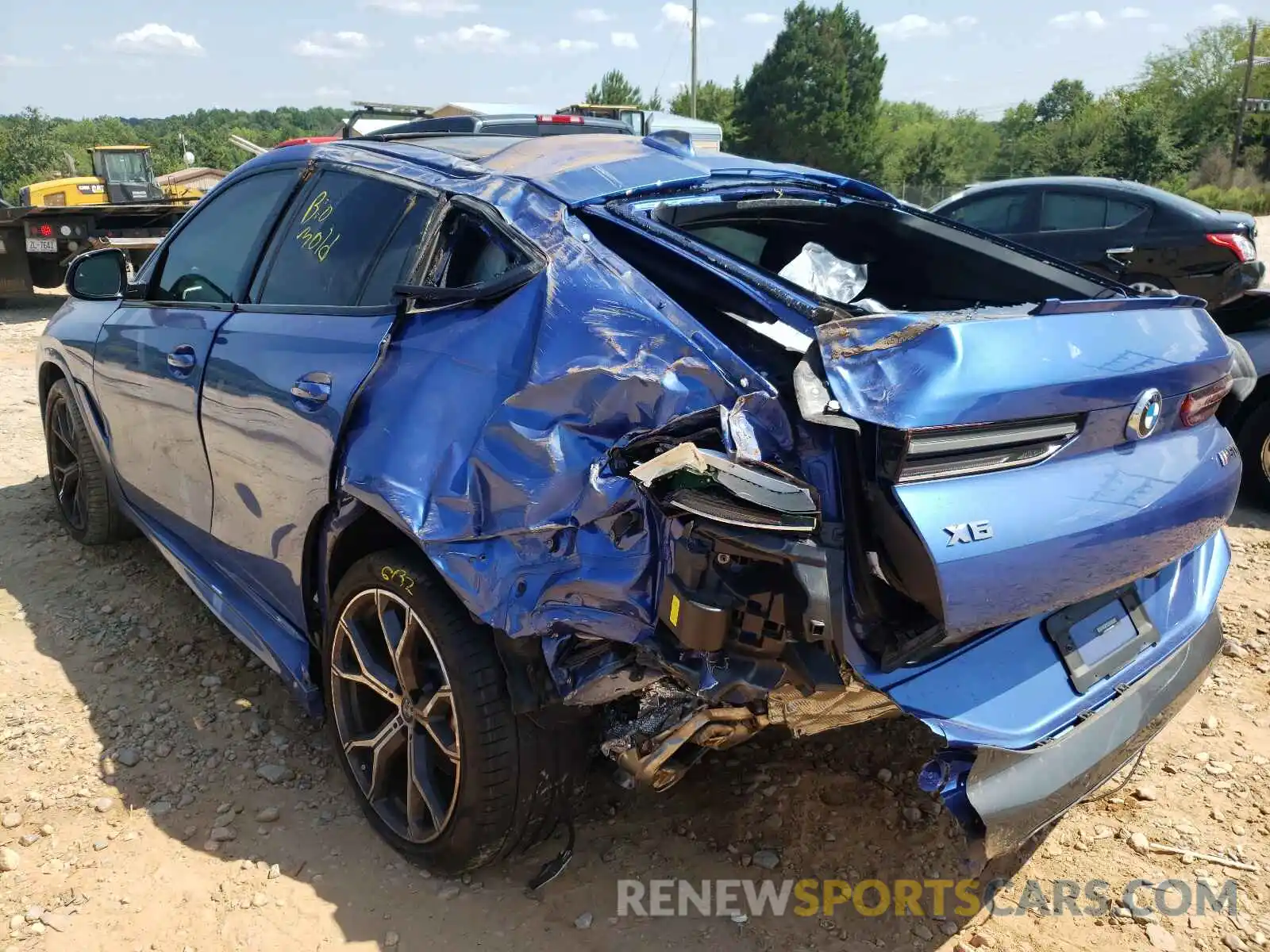 3 Photograph of a damaged car 5UXCY8C01L9B06880 BMW X6 2020