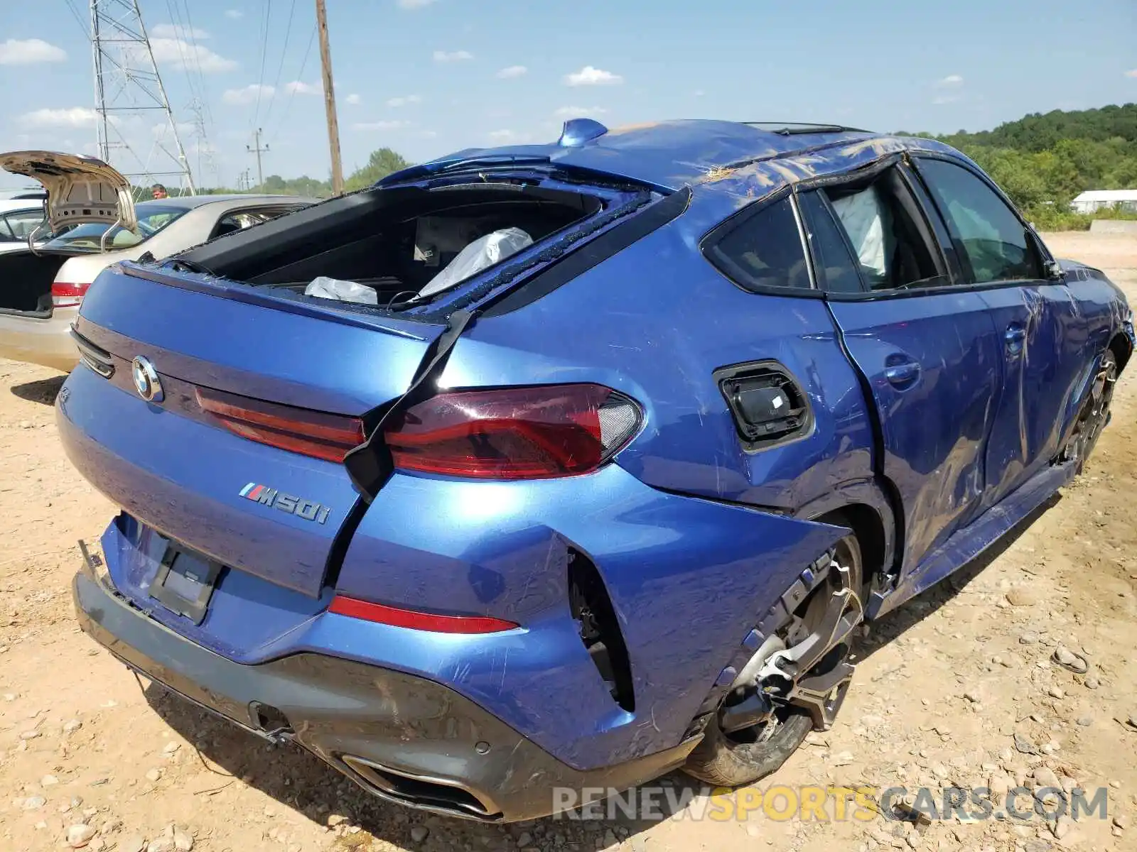 4 Photograph of a damaged car 5UXCY8C01L9B06880 BMW X6 2020