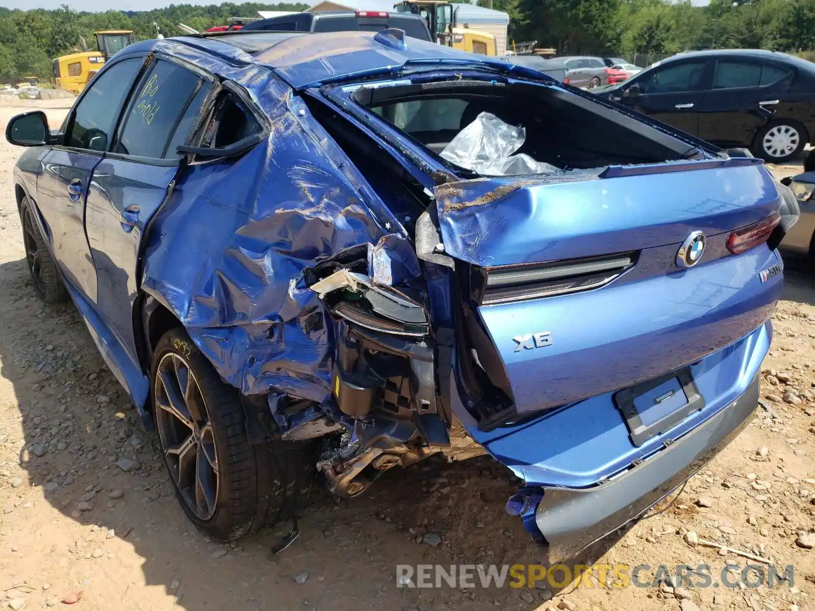 9 Photograph of a damaged car 5UXCY8C01L9B06880 BMW X6 2020