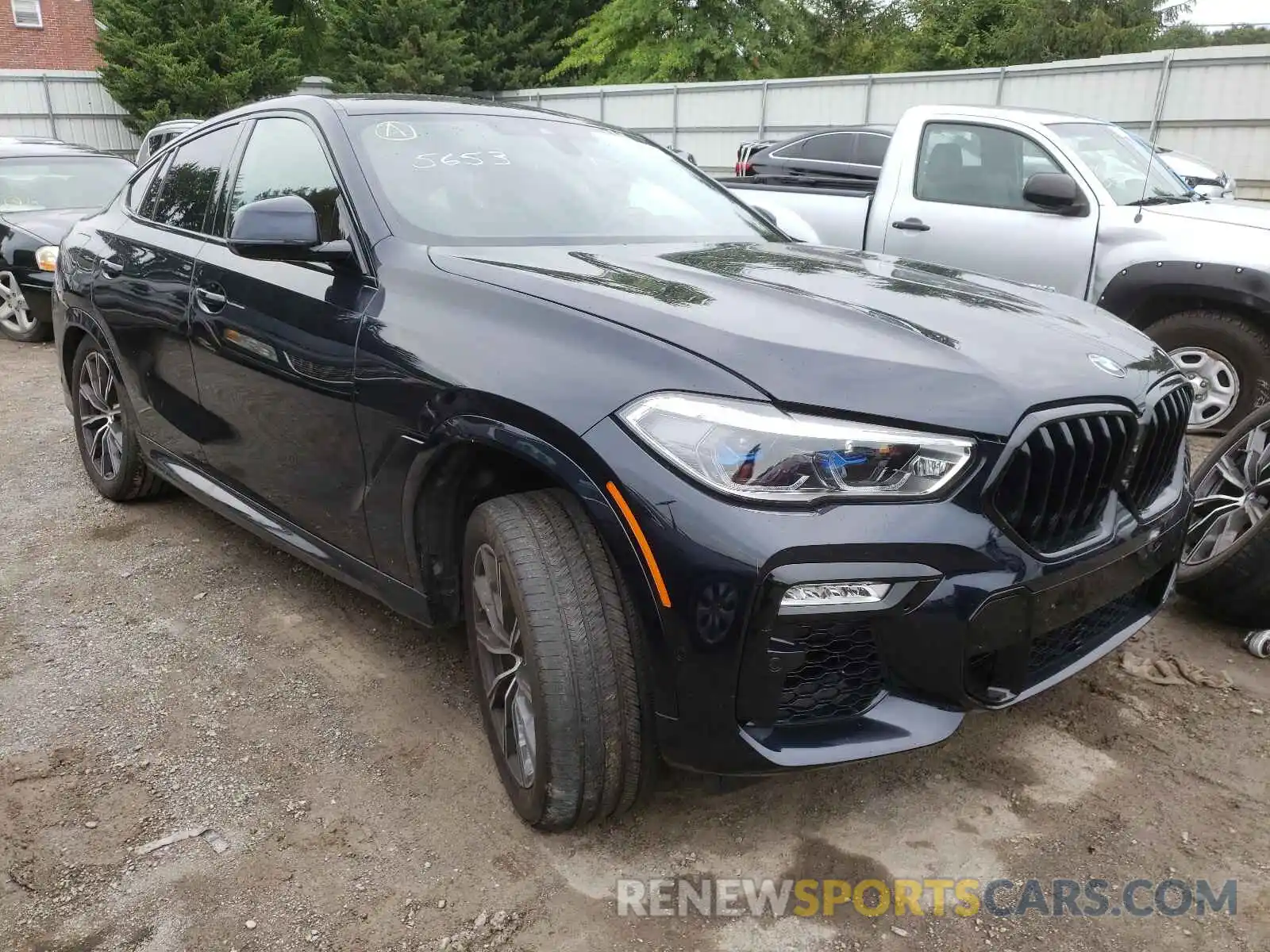 1 Photograph of a damaged car 5UXCY8C01L9C75653 BMW X6 2020