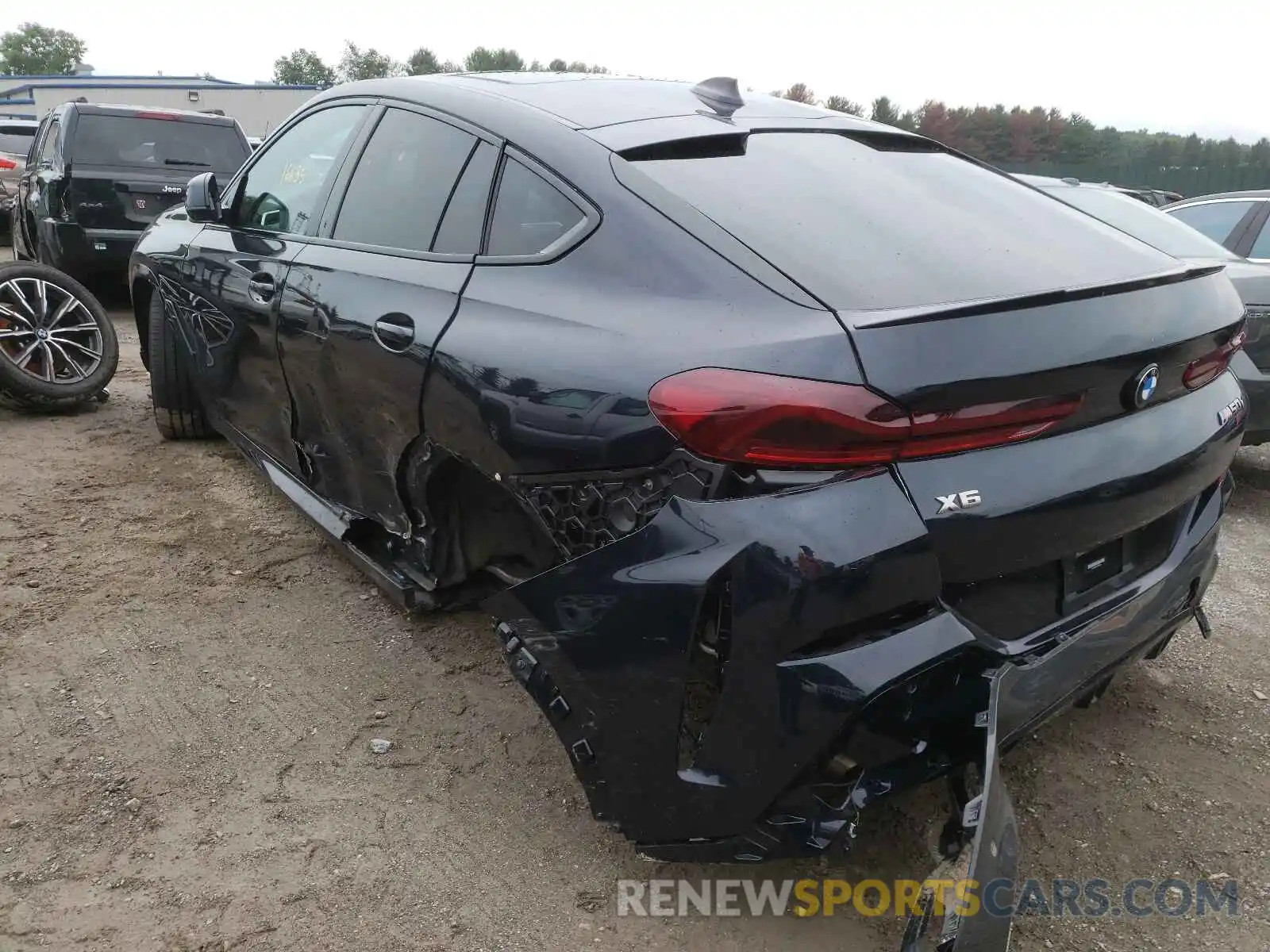 3 Photograph of a damaged car 5UXCY8C01L9C75653 BMW X6 2020