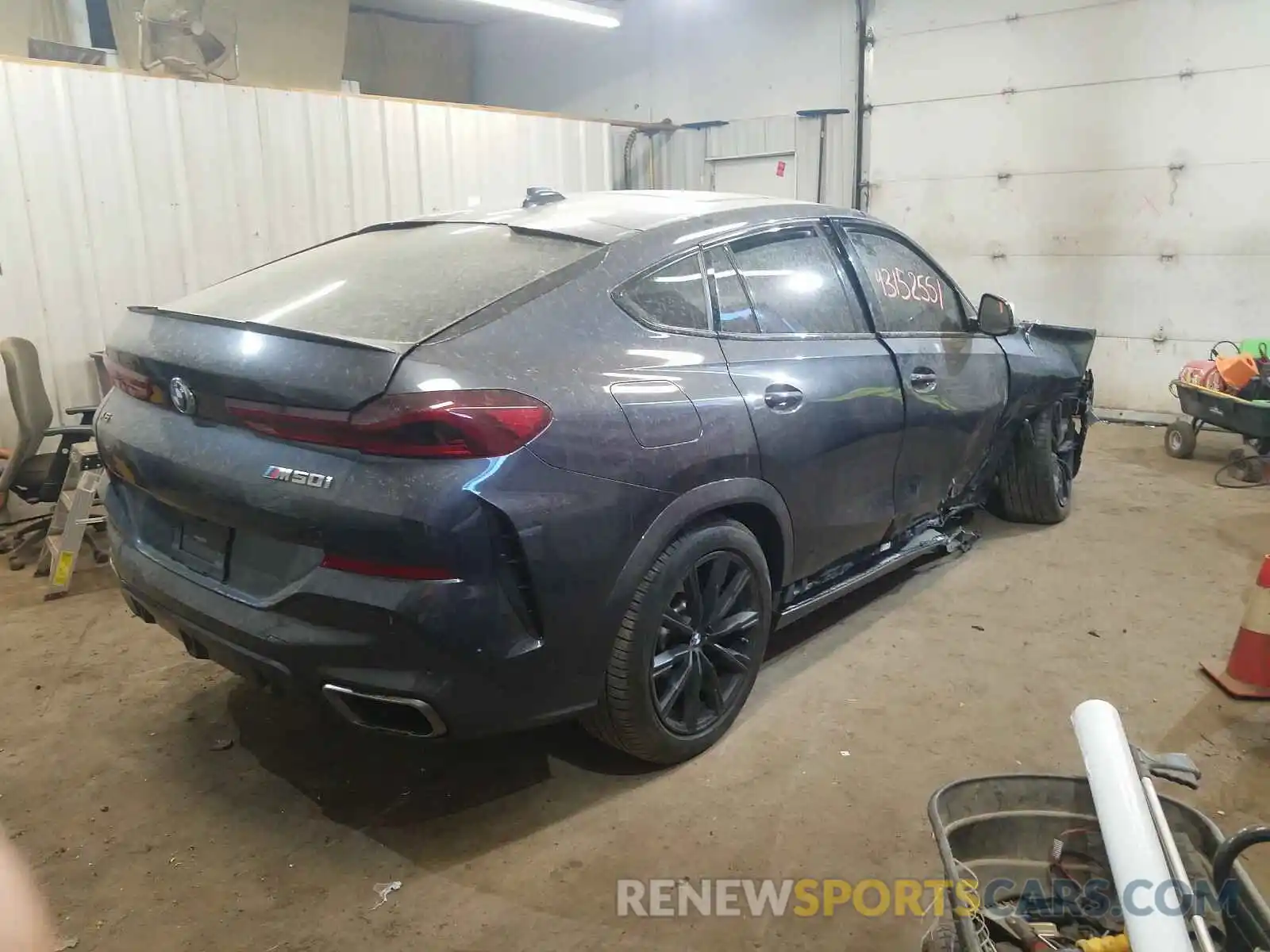 4 Фотография поврежденного автомобиля 5UXCY8C02L9B11330 BMW X6 2020