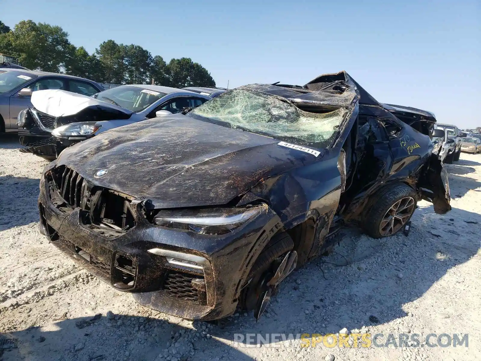 2 Photograph of a damaged car 5UXCY8C02LLE40483 BMW X6 2020