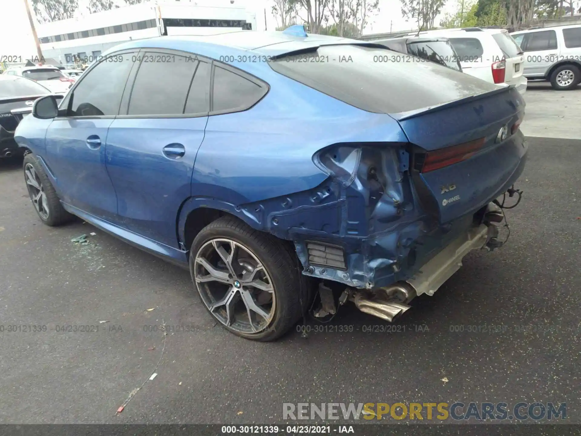 3 Фотография поврежденного автомобиля 5UXCY8C02LLE40581 BMW X6 2020