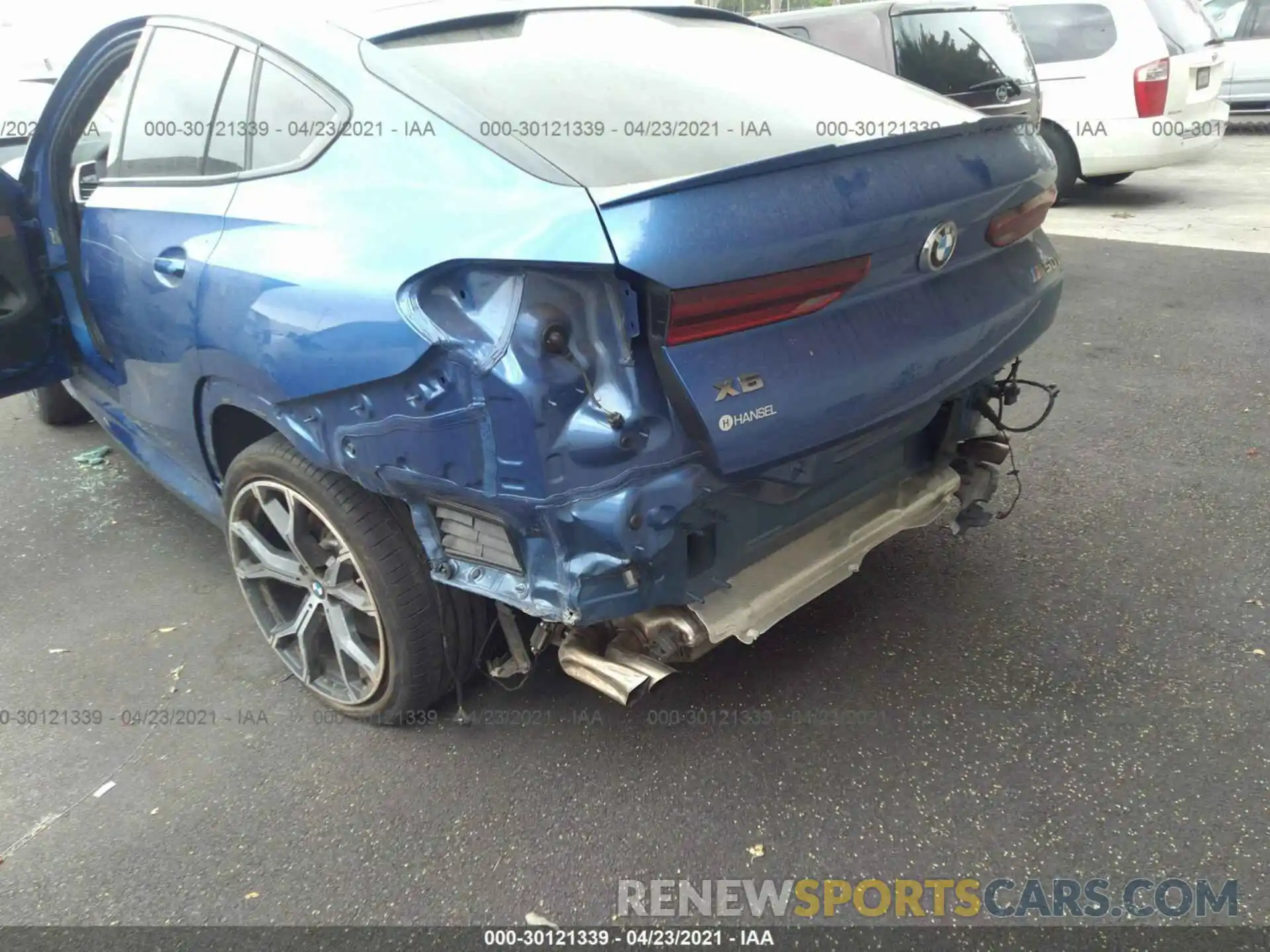 6 Фотография поврежденного автомобиля 5UXCY8C02LLE40581 BMW X6 2020