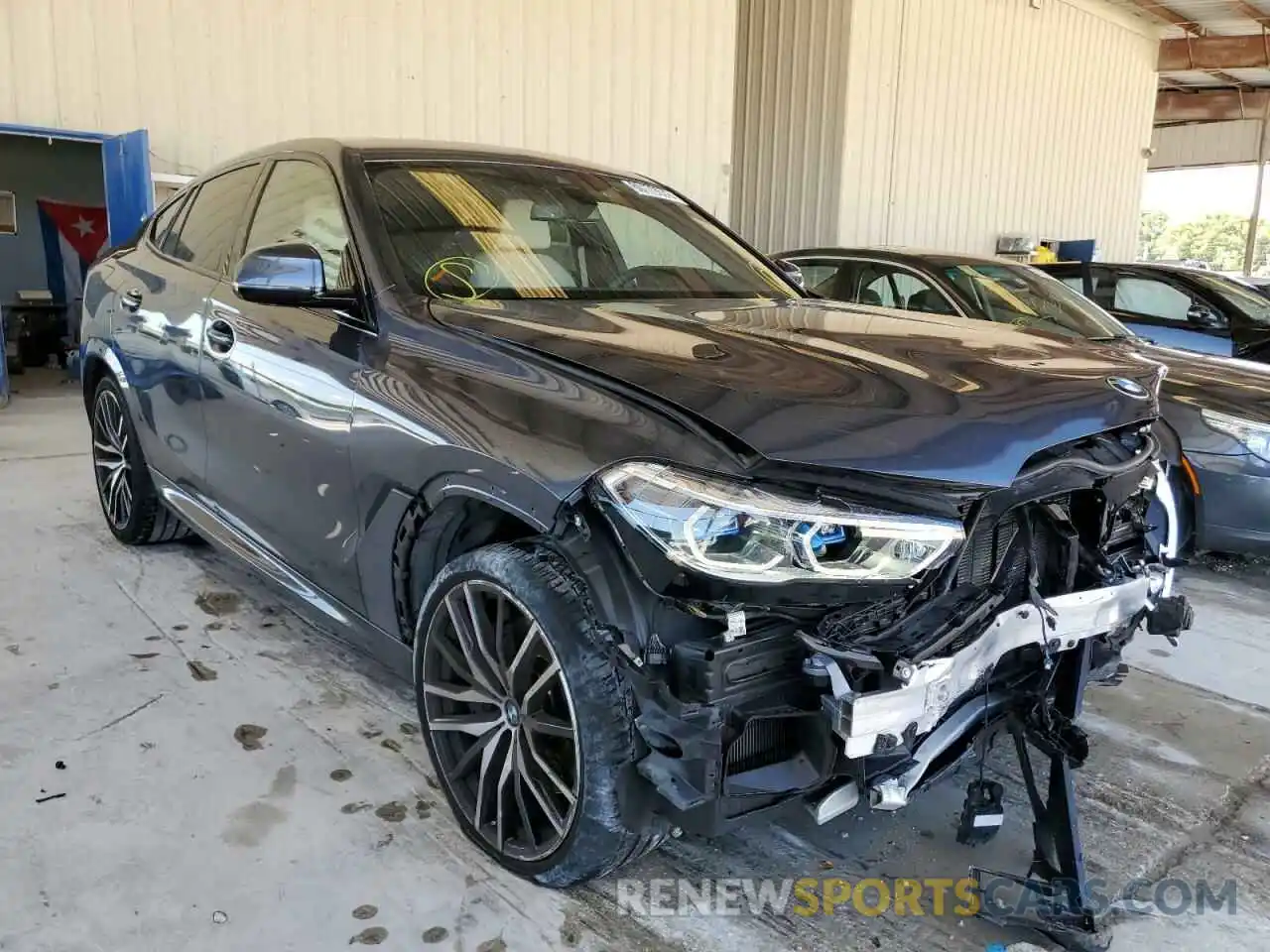 1 Photograph of a damaged car 5UXCY8C04L9C66512 BMW X6 2020