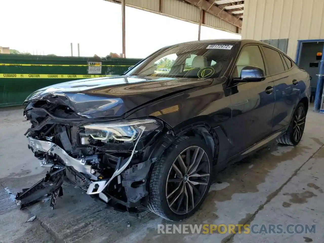 2 Photograph of a damaged car 5UXCY8C04L9C66512 BMW X6 2020