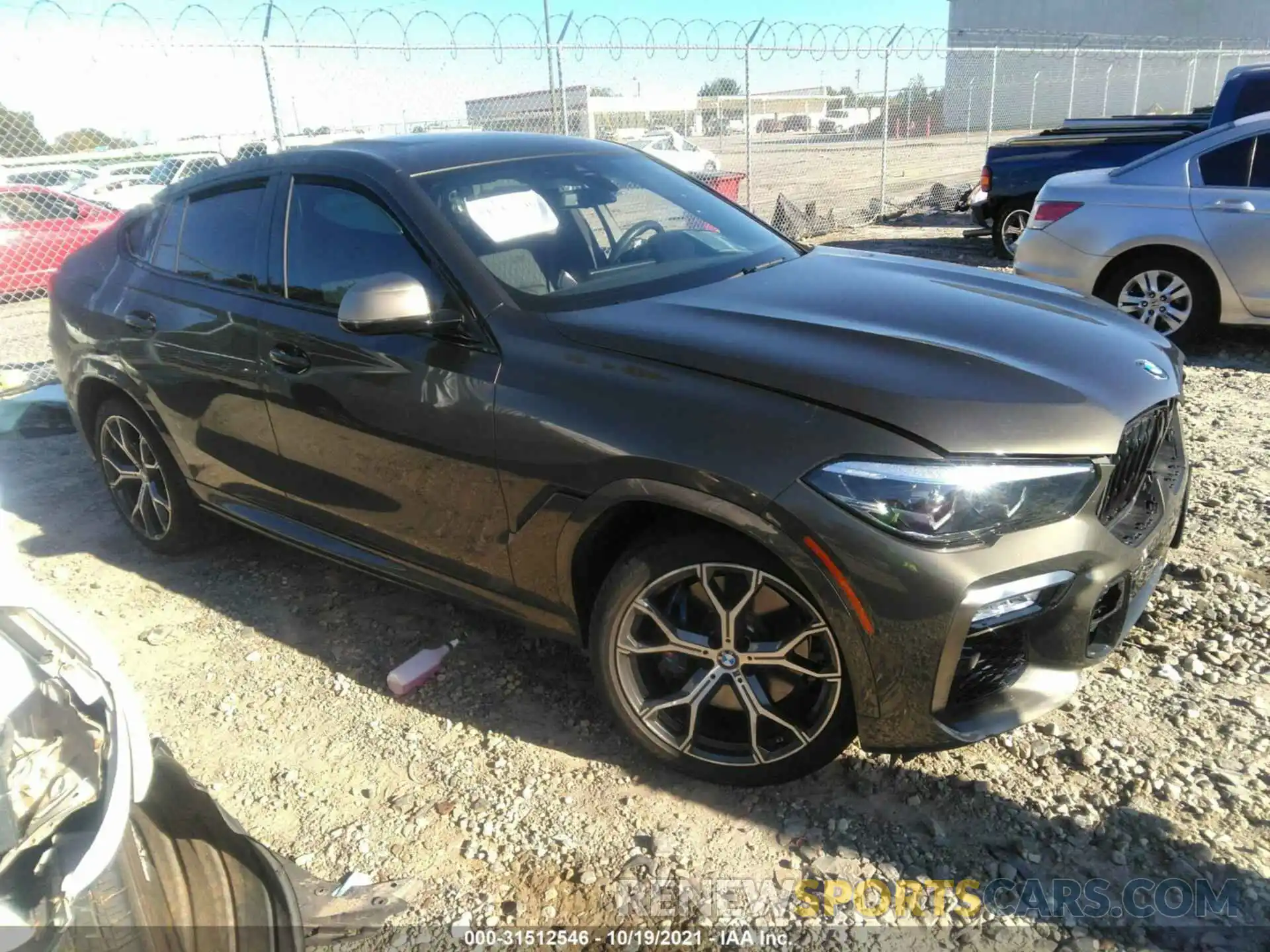 1 Photograph of a damaged car 5UXCY8C05LLE40493 BMW X6 2020