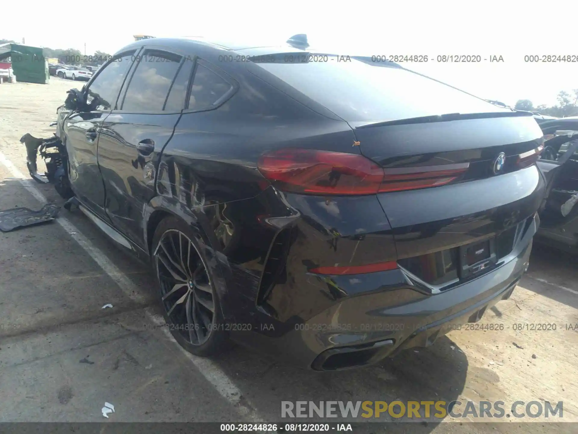 3 Фотография поврежденного автомобиля 5UXCY8C06L9C33060 BMW X6 2020