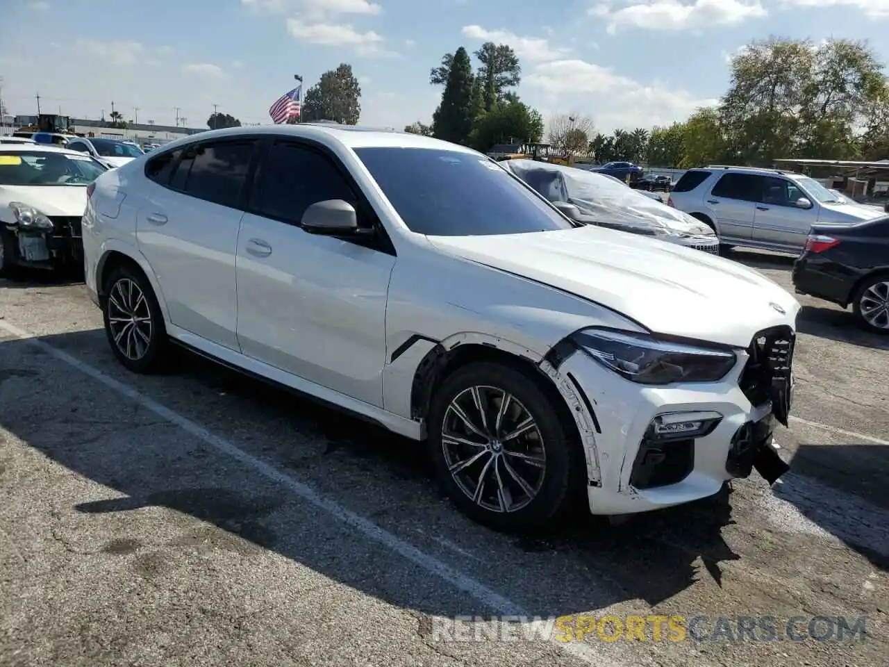 4 Photograph of a damaged car 5UXCY8C09L9C75612 BMW X6 2020