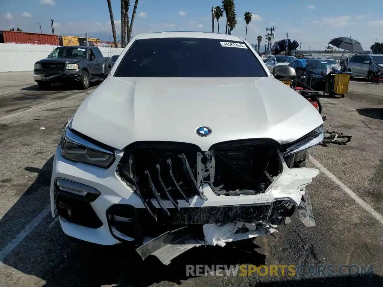 5 Photograph of a damaged car 5UXCY8C09L9C75612 BMW X6 2020