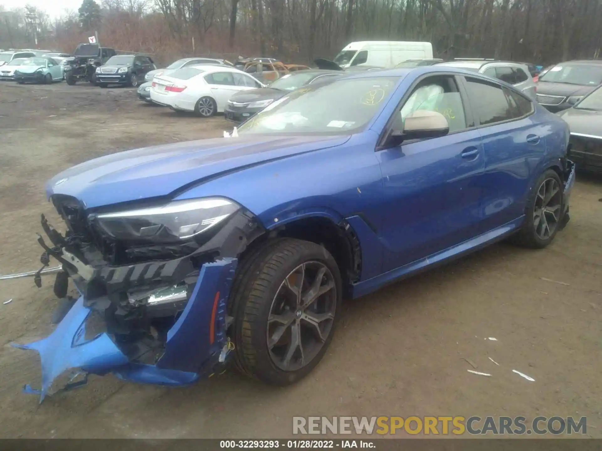 2 Photograph of a damaged car 5UXCY8C0XLLE40439 BMW X6 2020