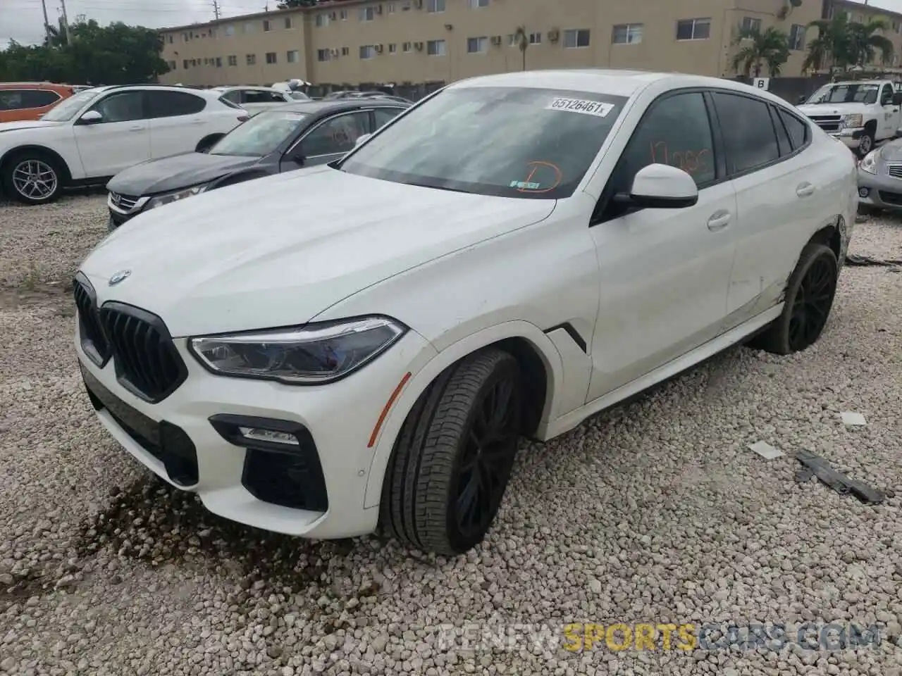 2 Фотография поврежденного автомобиля 5UXCY4C01M9D88609 BMW X6 2021