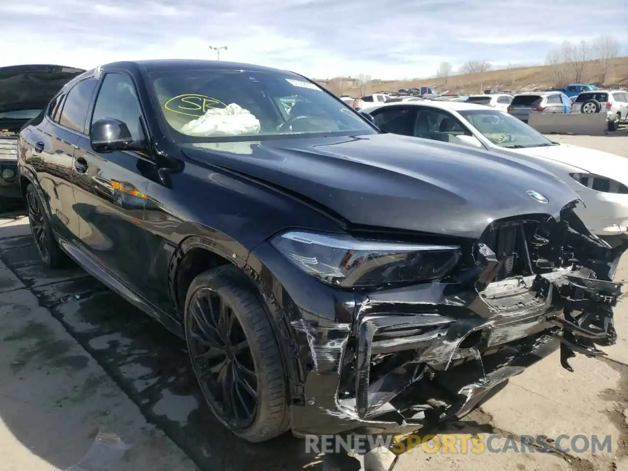 1 Photograph of a damaged car 5UXCY4C01M9D94085 BMW X6 2021