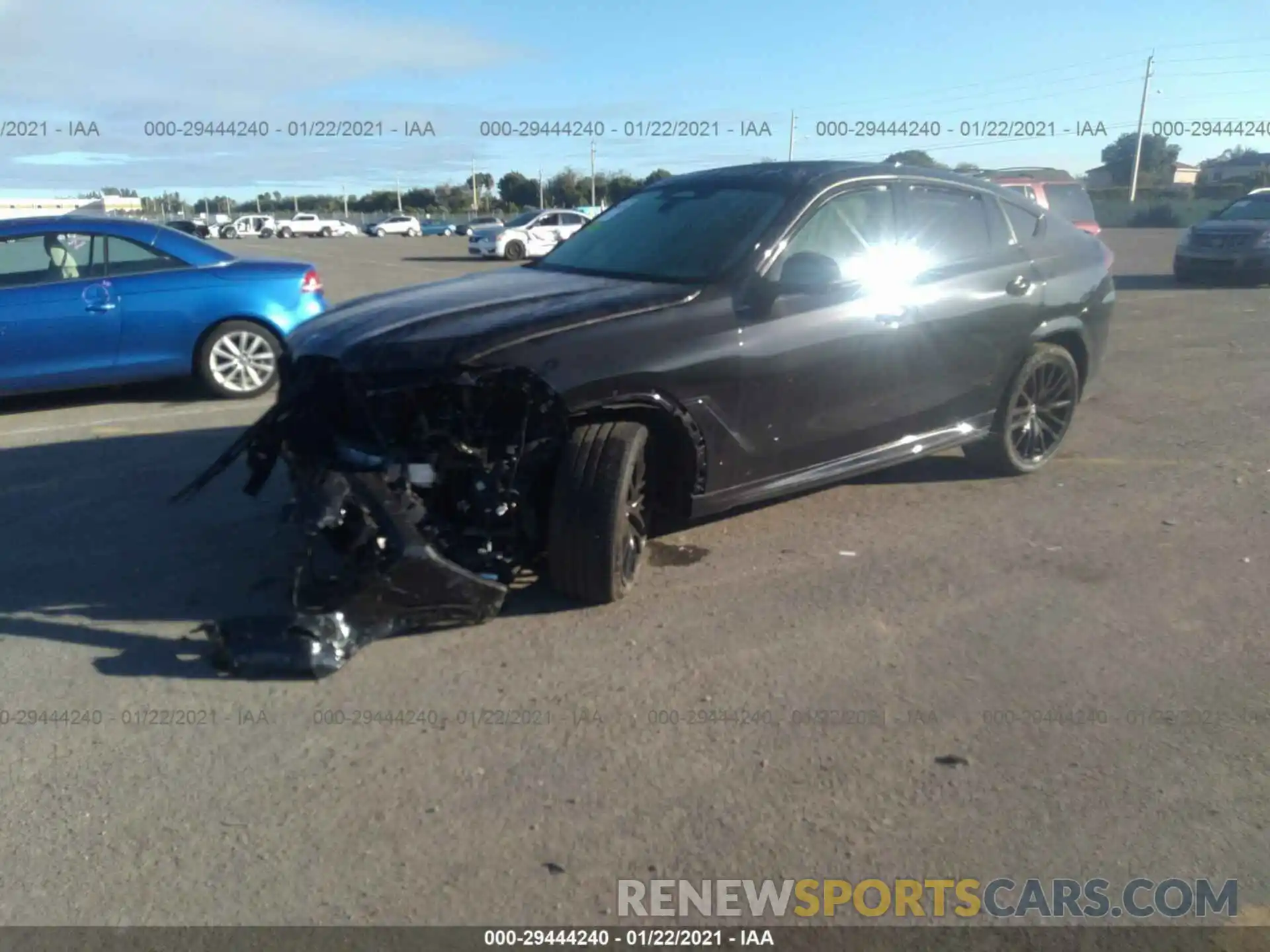 2 Photograph of a damaged car 5UXCY4C02M9D86495 BMW X6 2021