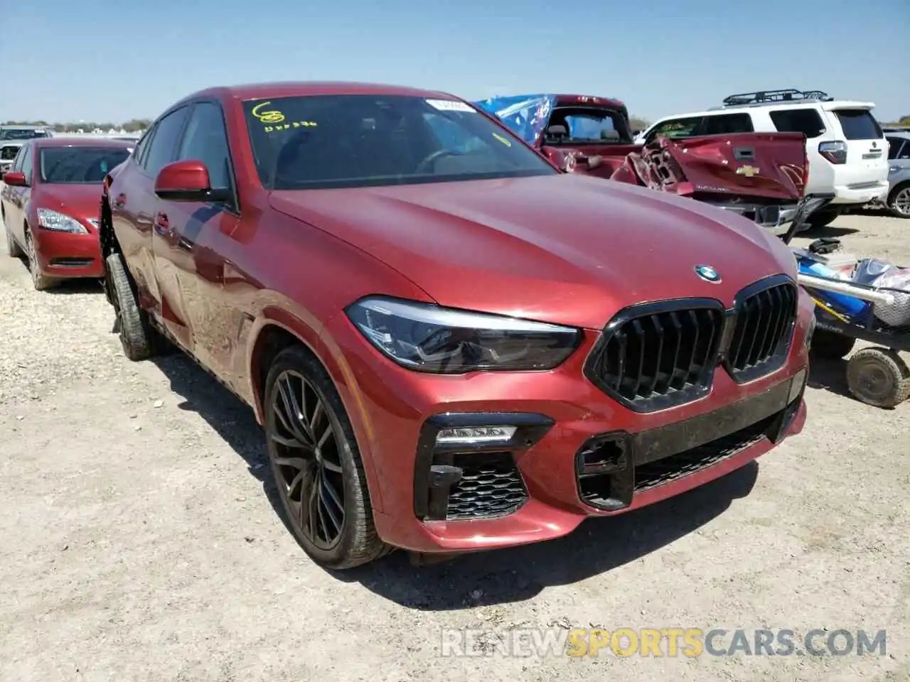 1 Фотография поврежденного автомобиля 5UXCY4C03M9D88370 BMW X6 2021