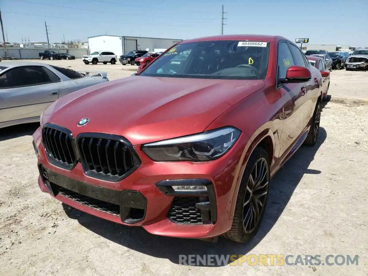 2 Photograph of a damaged car 5UXCY4C03M9D88370 BMW X6 2021