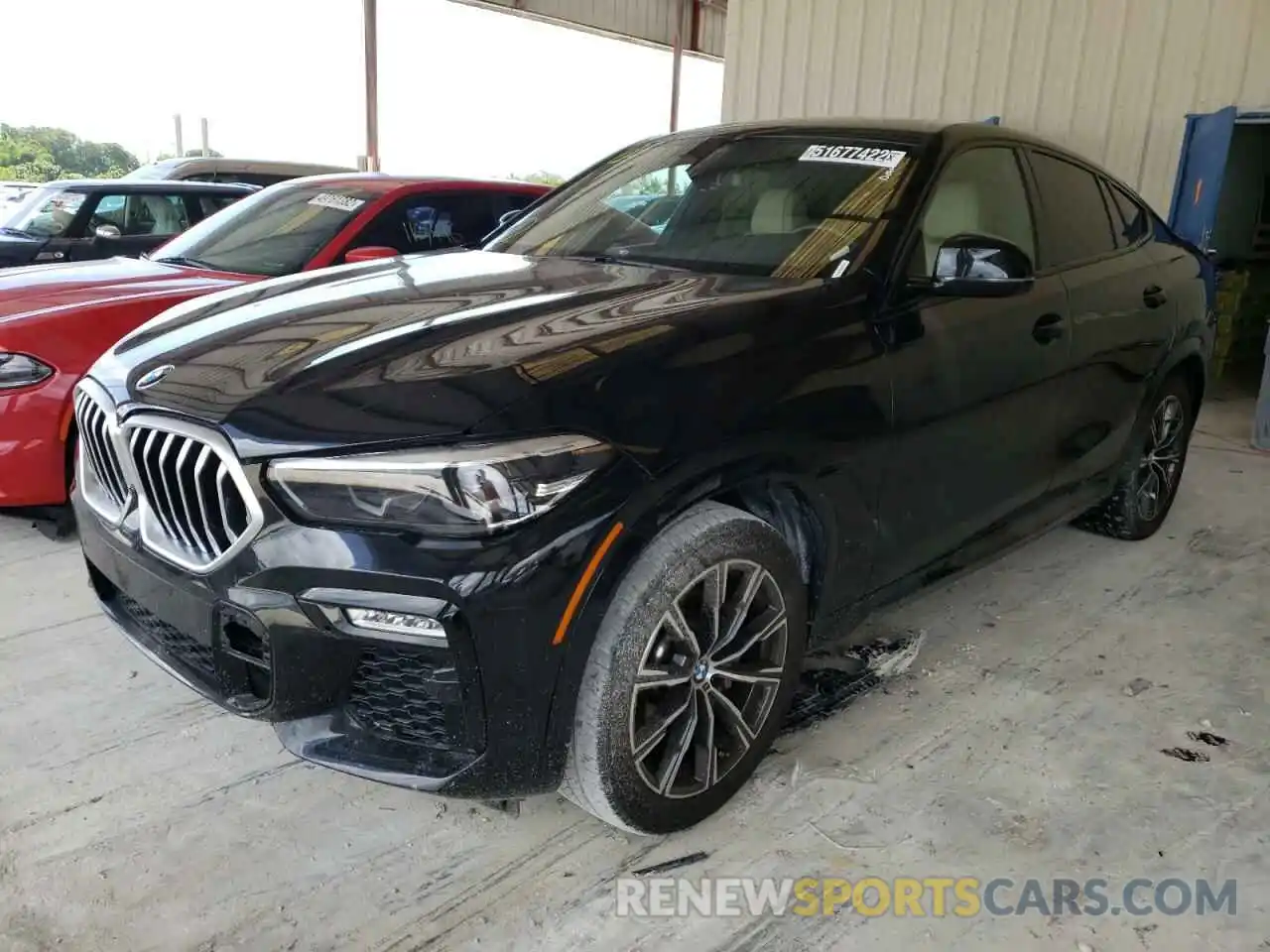 2 Photograph of a damaged car 5UXCY4C04M9G71571 BMW X6 2021