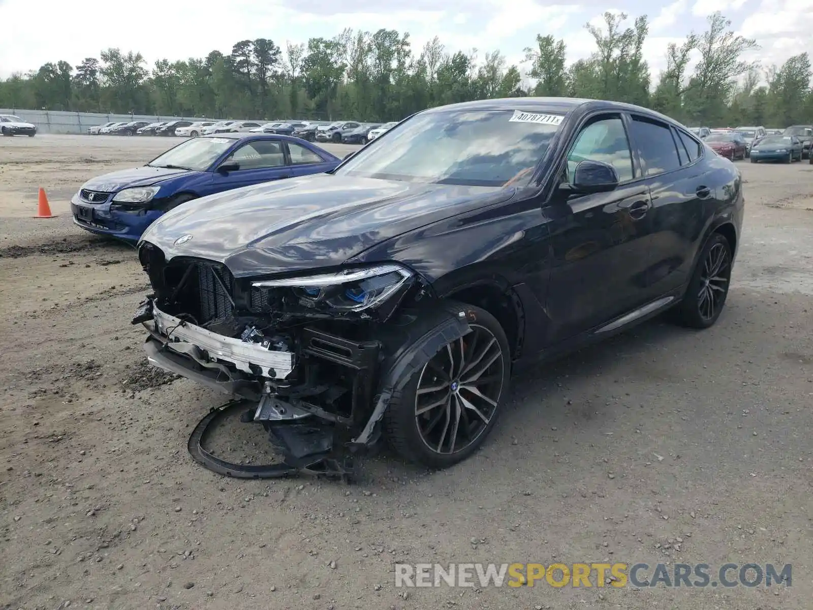 2 Photograph of a damaged car 5UXCY4C06M9F94864 BMW X6 2021