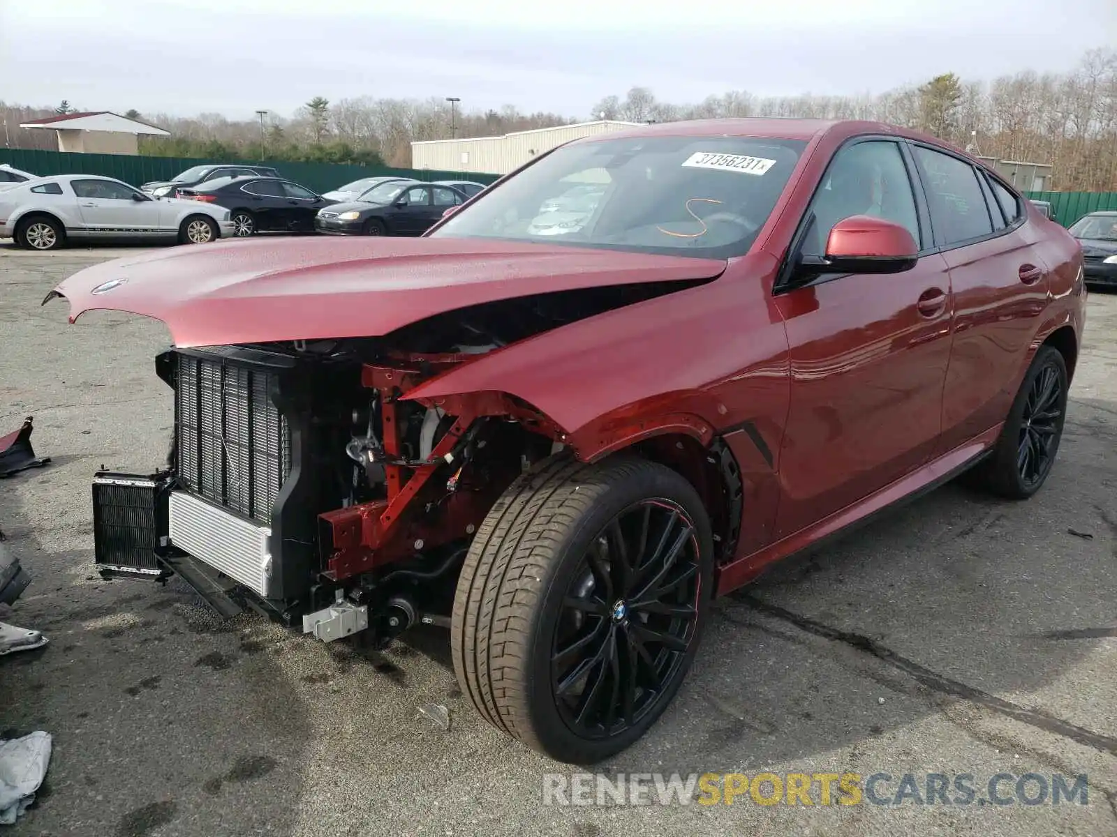 2 Photograph of a damaged car 5UXCY6C01M9E08725 BMW X6 2021