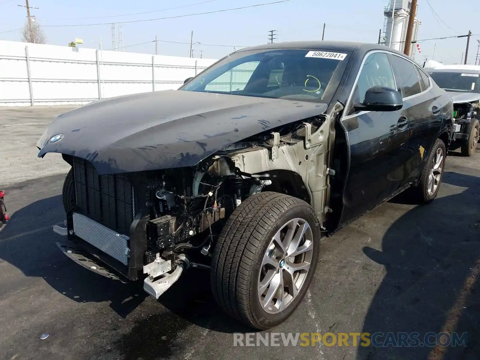 2 Photograph of a damaged car 5UXCY6C02M9F58150 BMW X6 2021