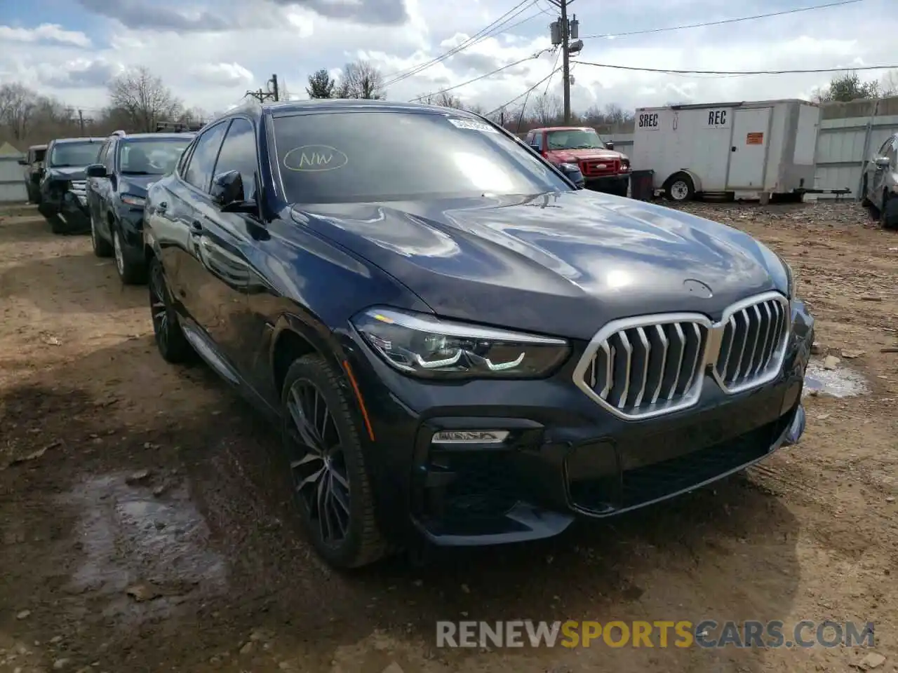 1 Photograph of a damaged car 5UXCY6C02M9G23563 BMW X6 2021