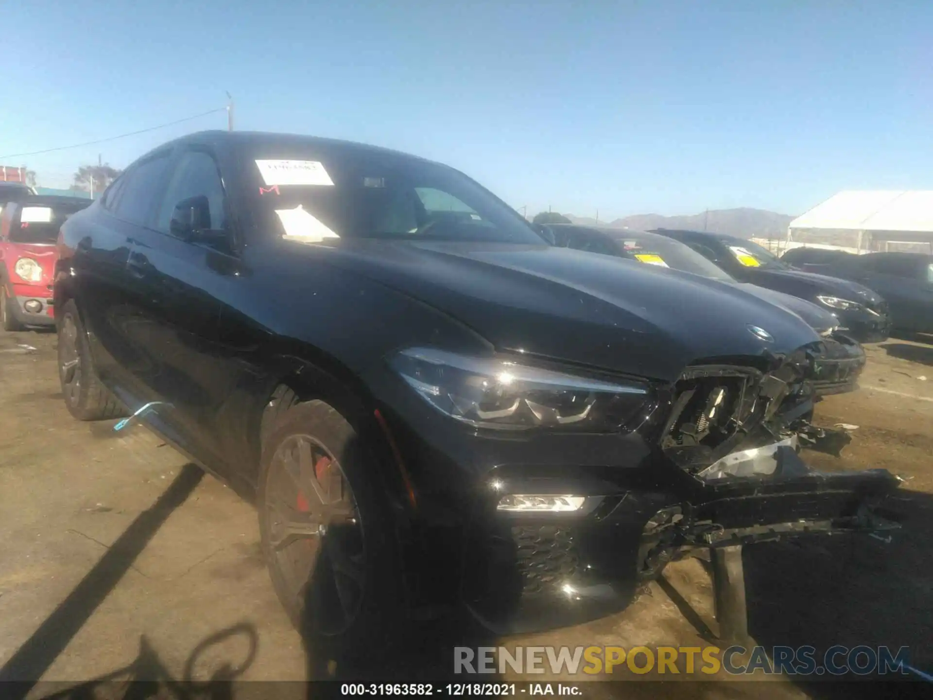 1 Photograph of a damaged car 5UXCY6C02M9G24647 BMW X6 2021