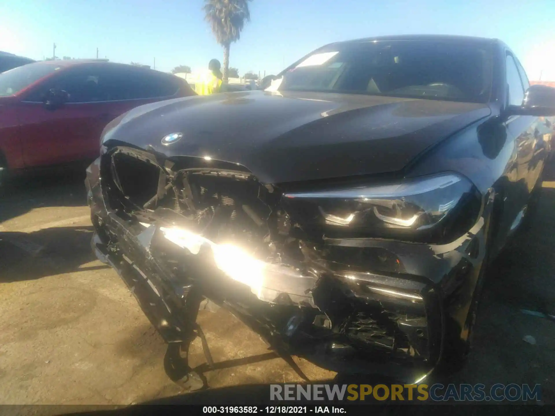 6 Photograph of a damaged car 5UXCY6C02M9G24647 BMW X6 2021