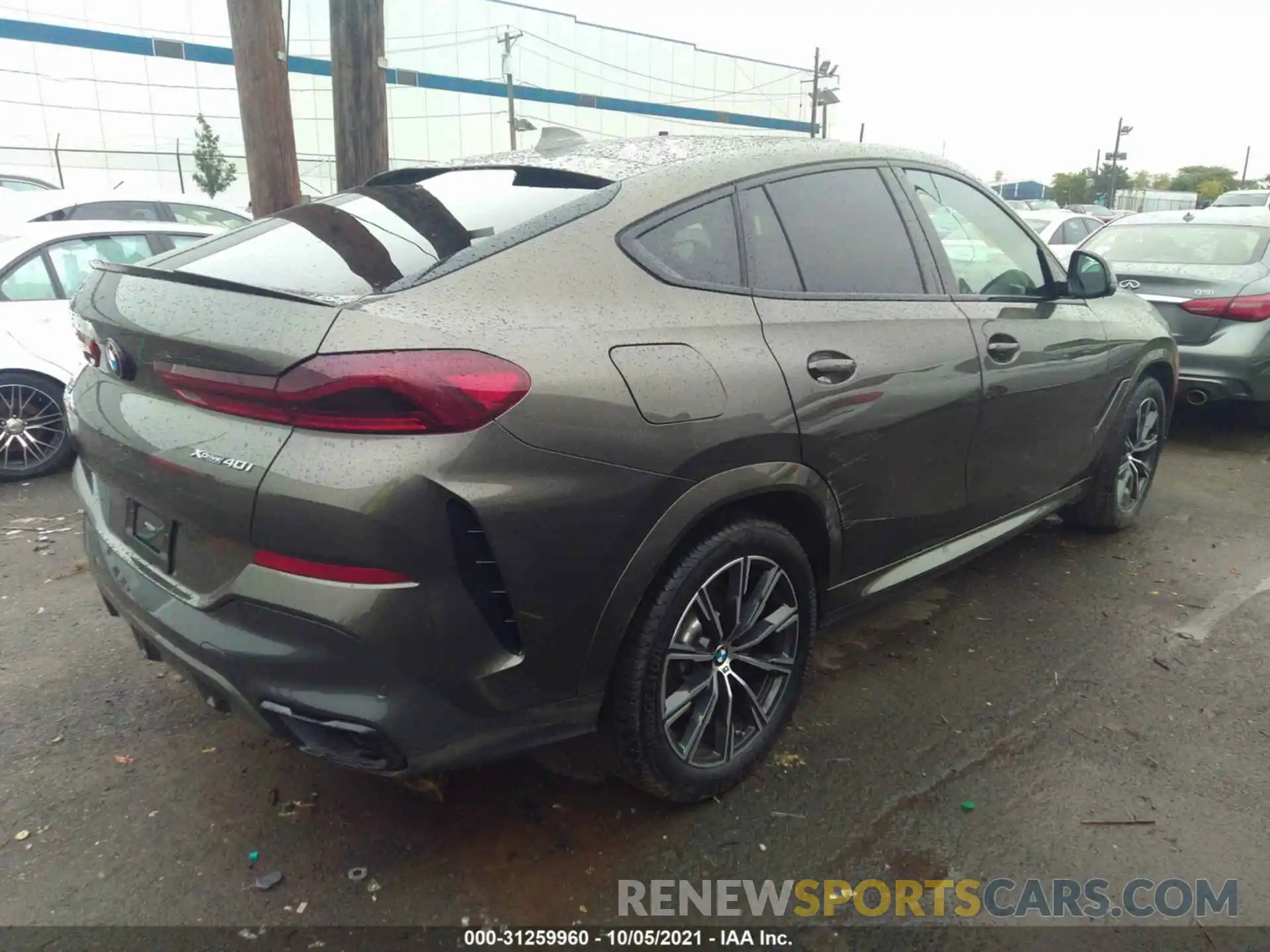 4 Фотография поврежденного автомобиля 5UXCY6C02M9H72331 BMW X6 2021