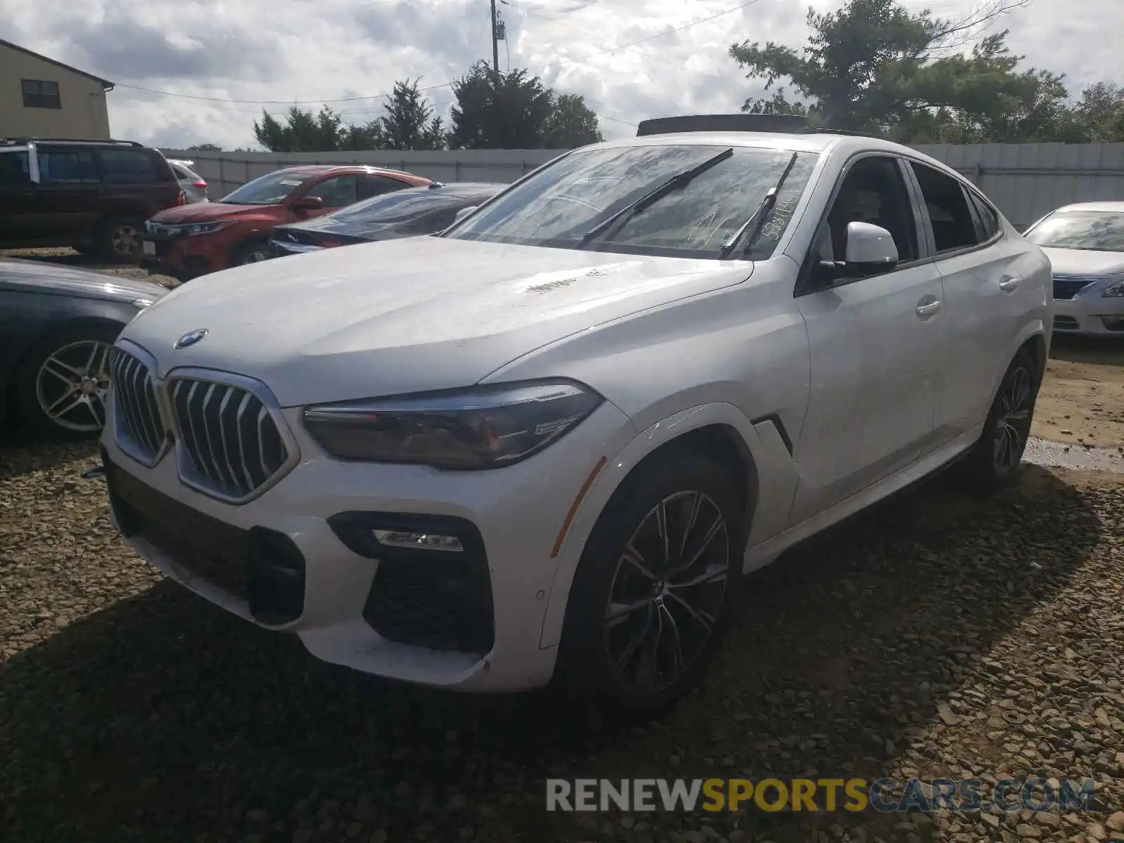 2 Photograph of a damaged car 5UXCY6C03M9E08225 BMW X6 2021