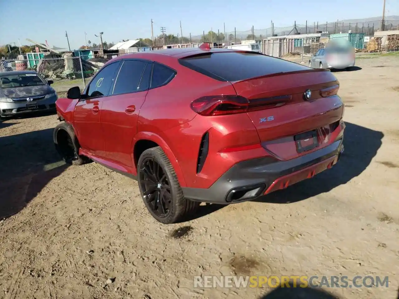 3 Фотография поврежденного автомобиля 5UXCY6C03M9H13806 BMW X6 2021